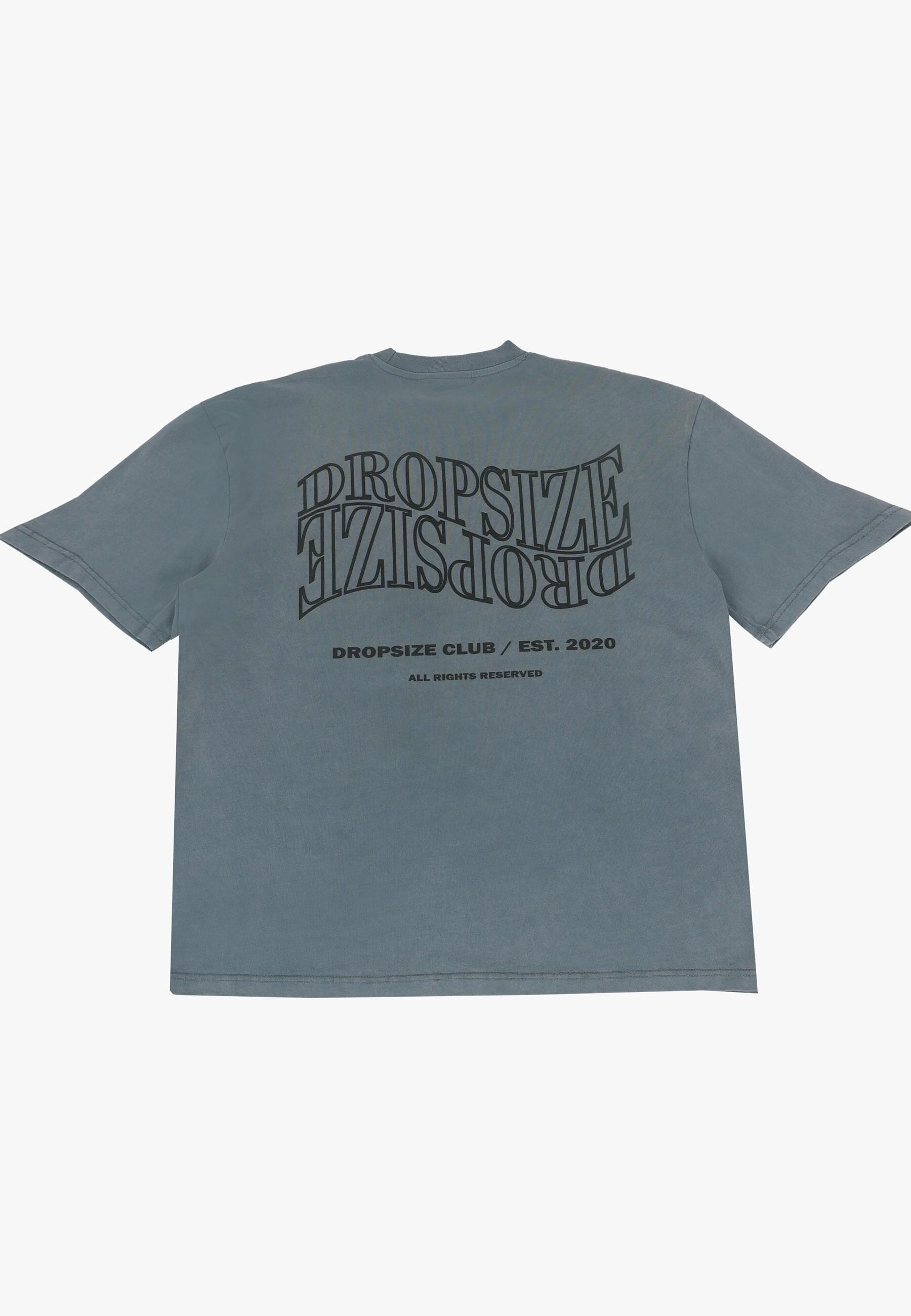 Dropsize T-Shirt "Dropsize HEAVY OVERSIZE MIRRORED LOGO T-SHIRT" 1 Stk. günstig online kaufen