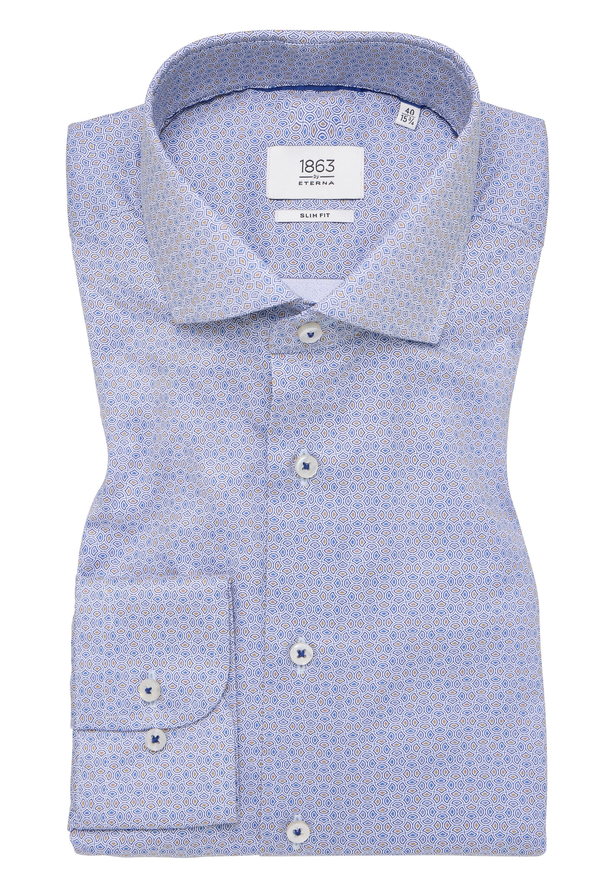 Eterna Langarmhemd »SLIM FIT«, NON IRON (bügelfrei)