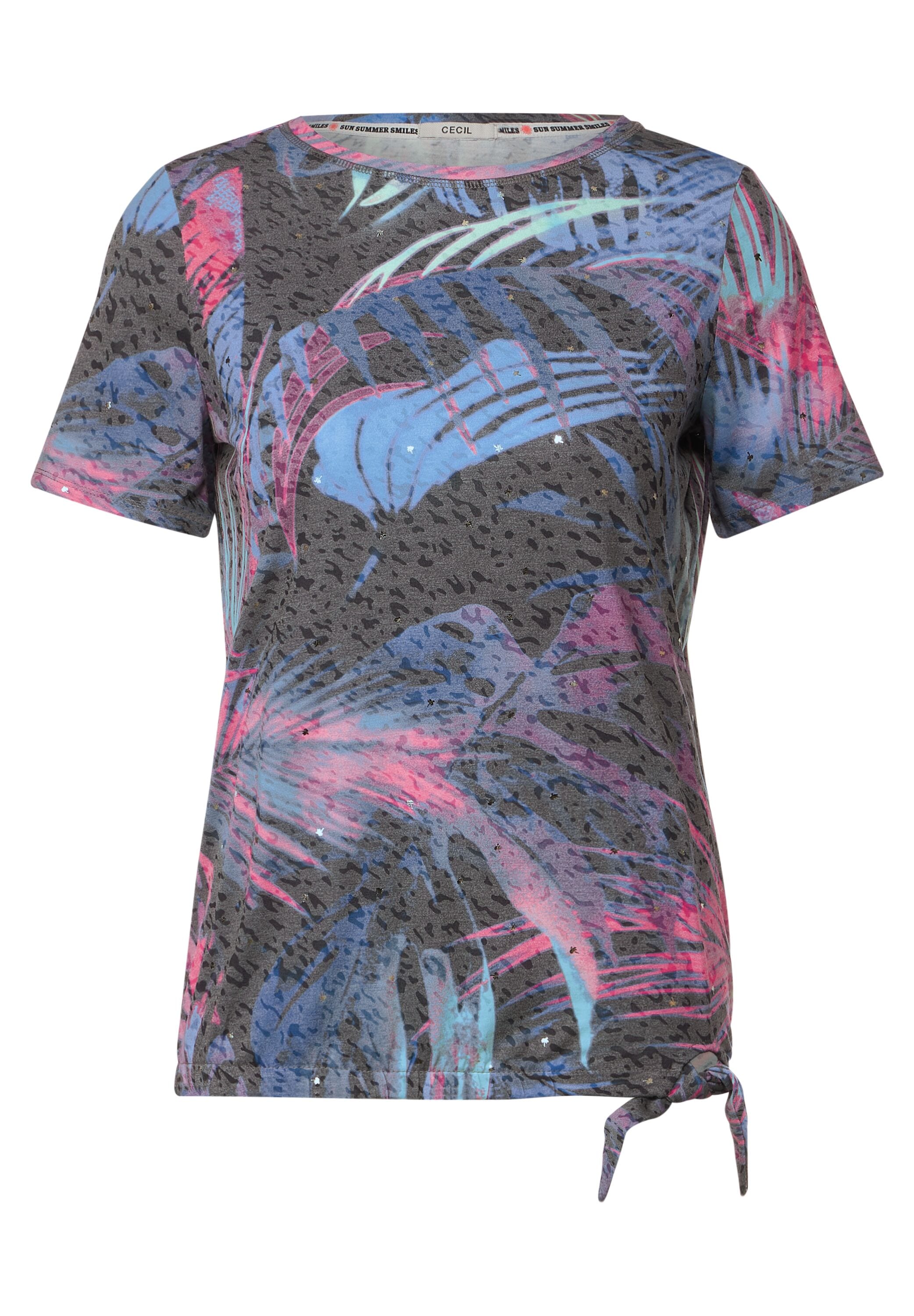 Cecil Print-Shirt, mit U-Boot-Ausschnitt für | BAUR bestellen