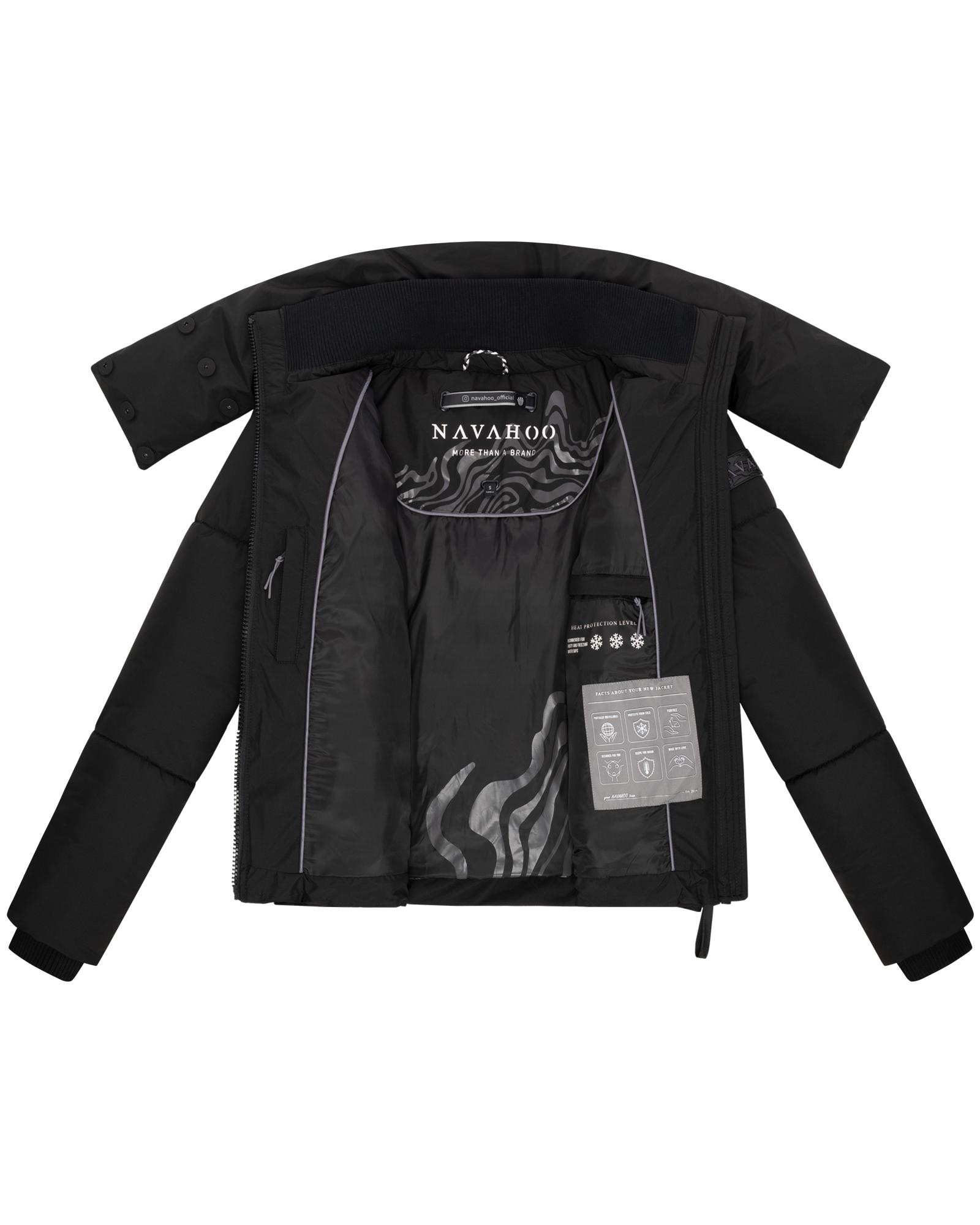 Navahoo Outdoorjacke »Traumelfe 14«, ohne Kapuze, Winter Steppjacke mit hohem Kragen