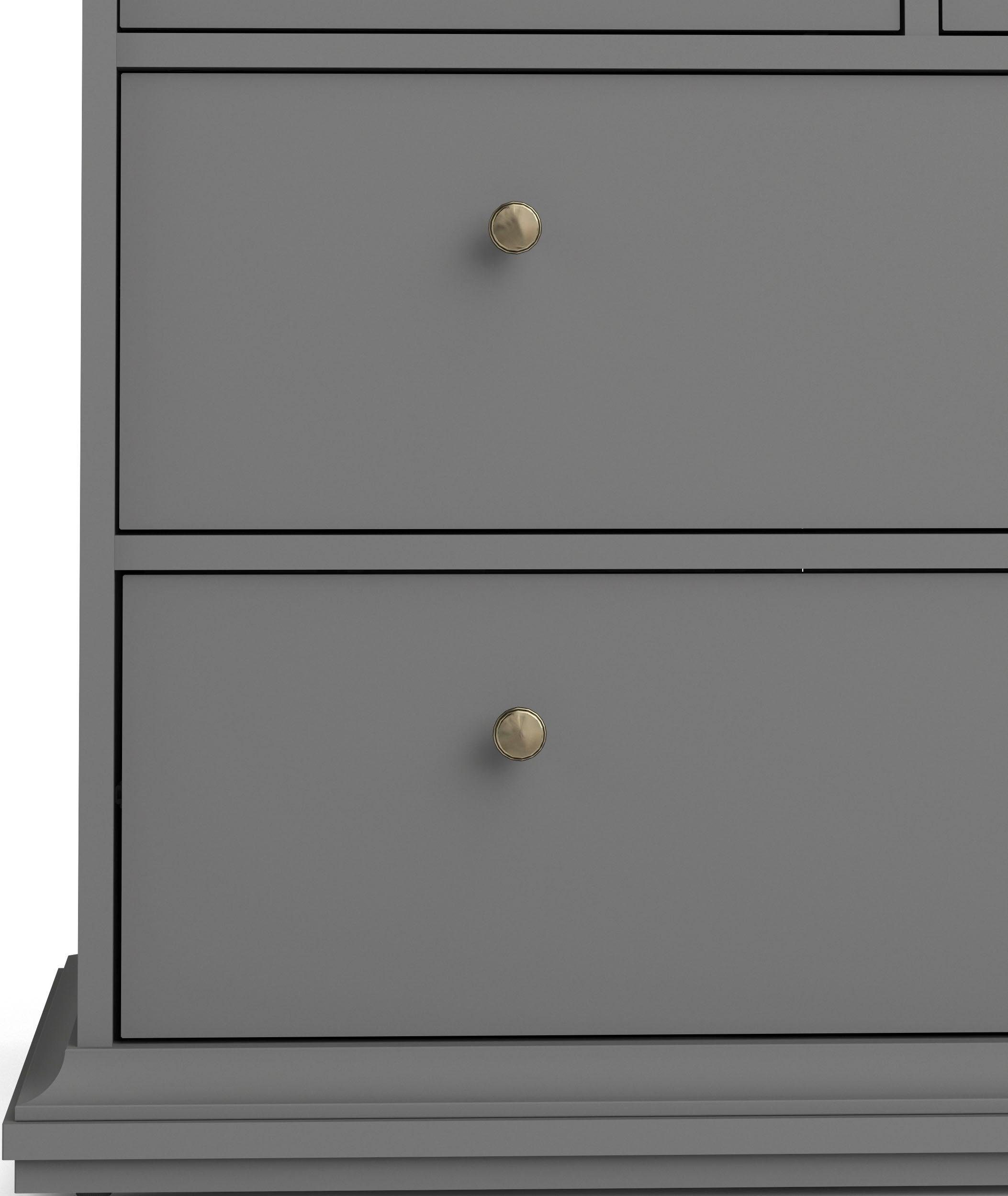Home affaire Kommode »Paris, Aufbewahrung, Schubladenschrank, Stauraum«, mit 8 Schubladen, Breite 184 cm, Höhe 87 cm