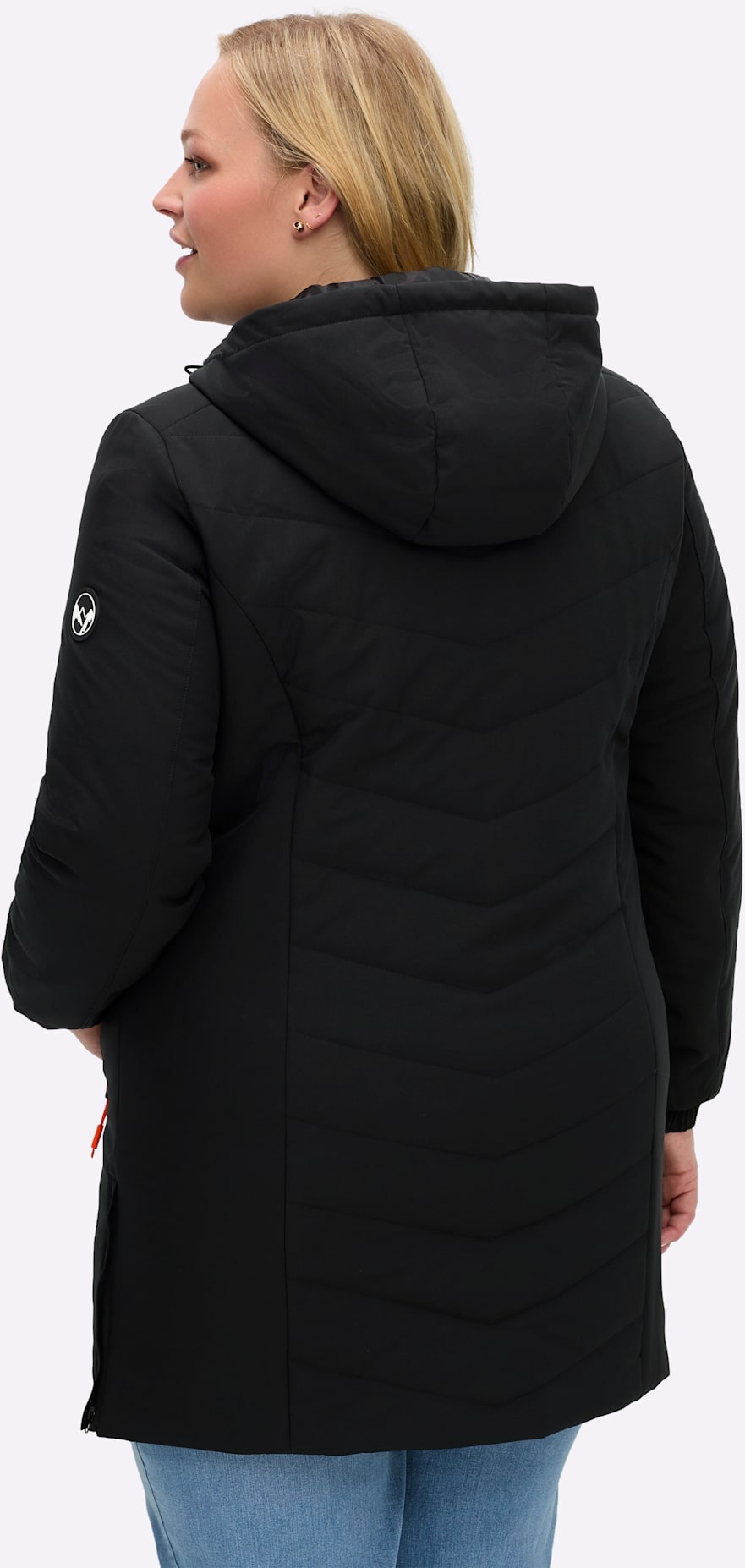 Sheego Steppjacke mit Kapuze günstig online kaufen