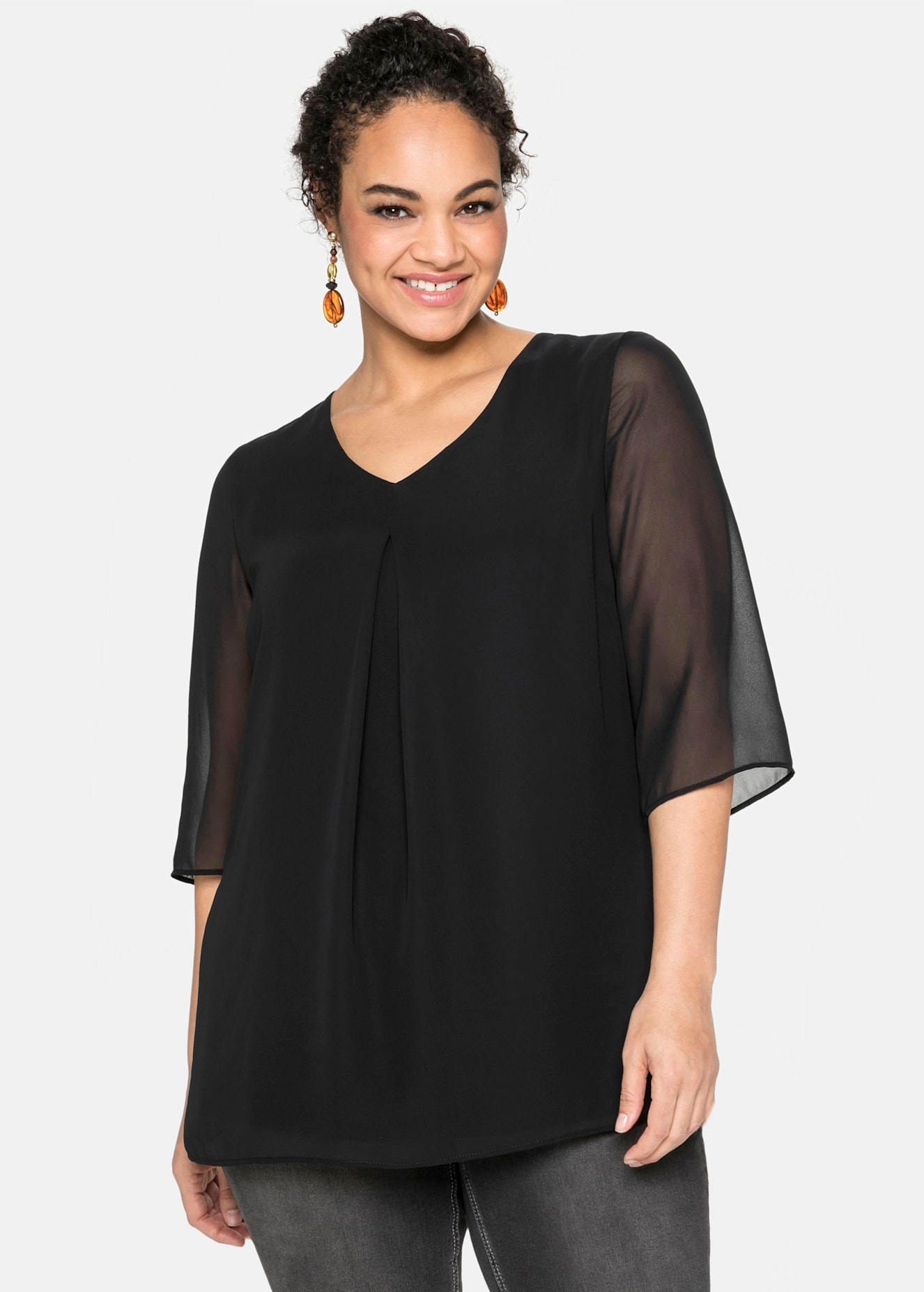 Sheego Chiffonbluse günstig online kaufen