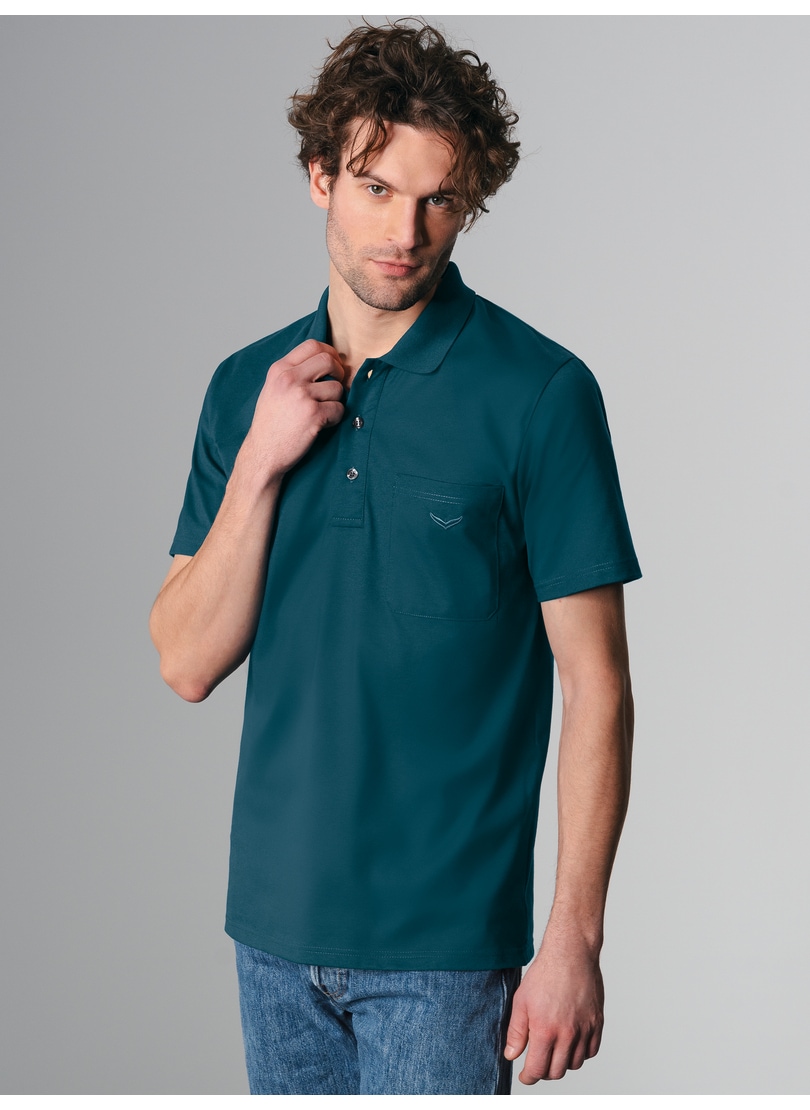 Trigema Poloshirt "TRIGEMA Poloshirt aus Single-Jersey" 1 Stk. tlg. günstig online kaufen