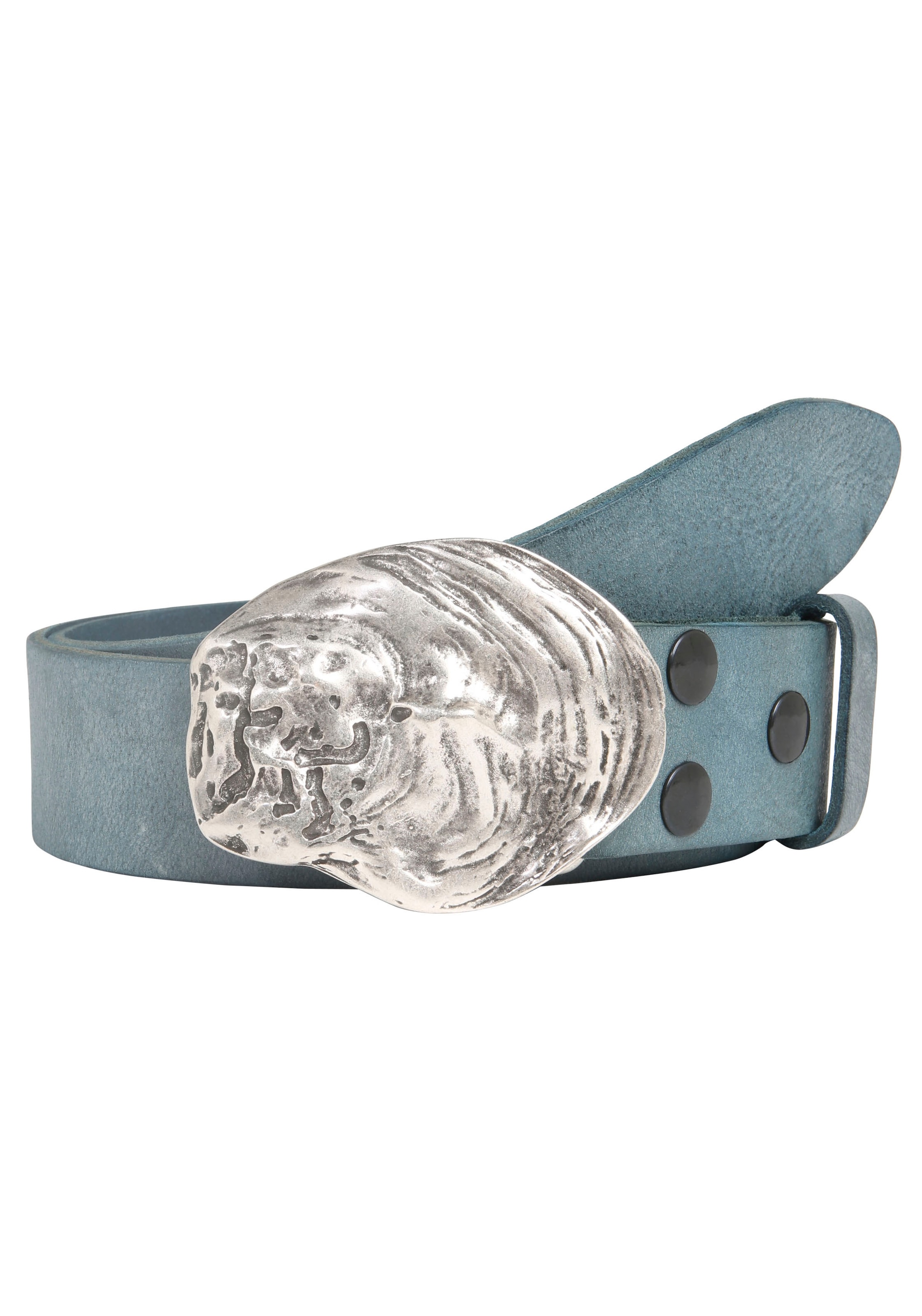 Rettungsring Gürtel Ledergürtel mit austauschbarer Schließe "Auster Muschel günstig online kaufen