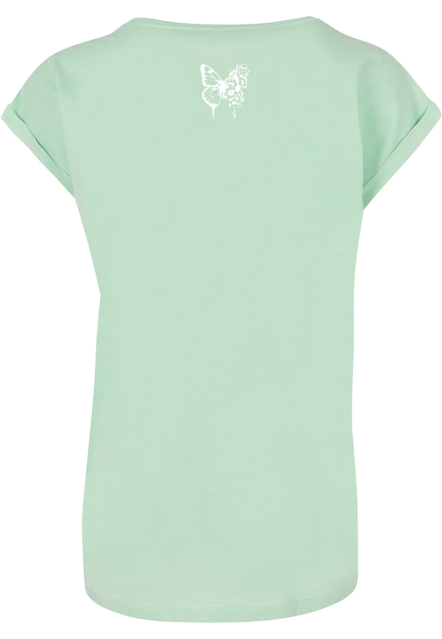 Merchcode T-Shirt "Merchcode Damen Ladies Flowers Bloom Extended Shoulder T günstig online kaufen