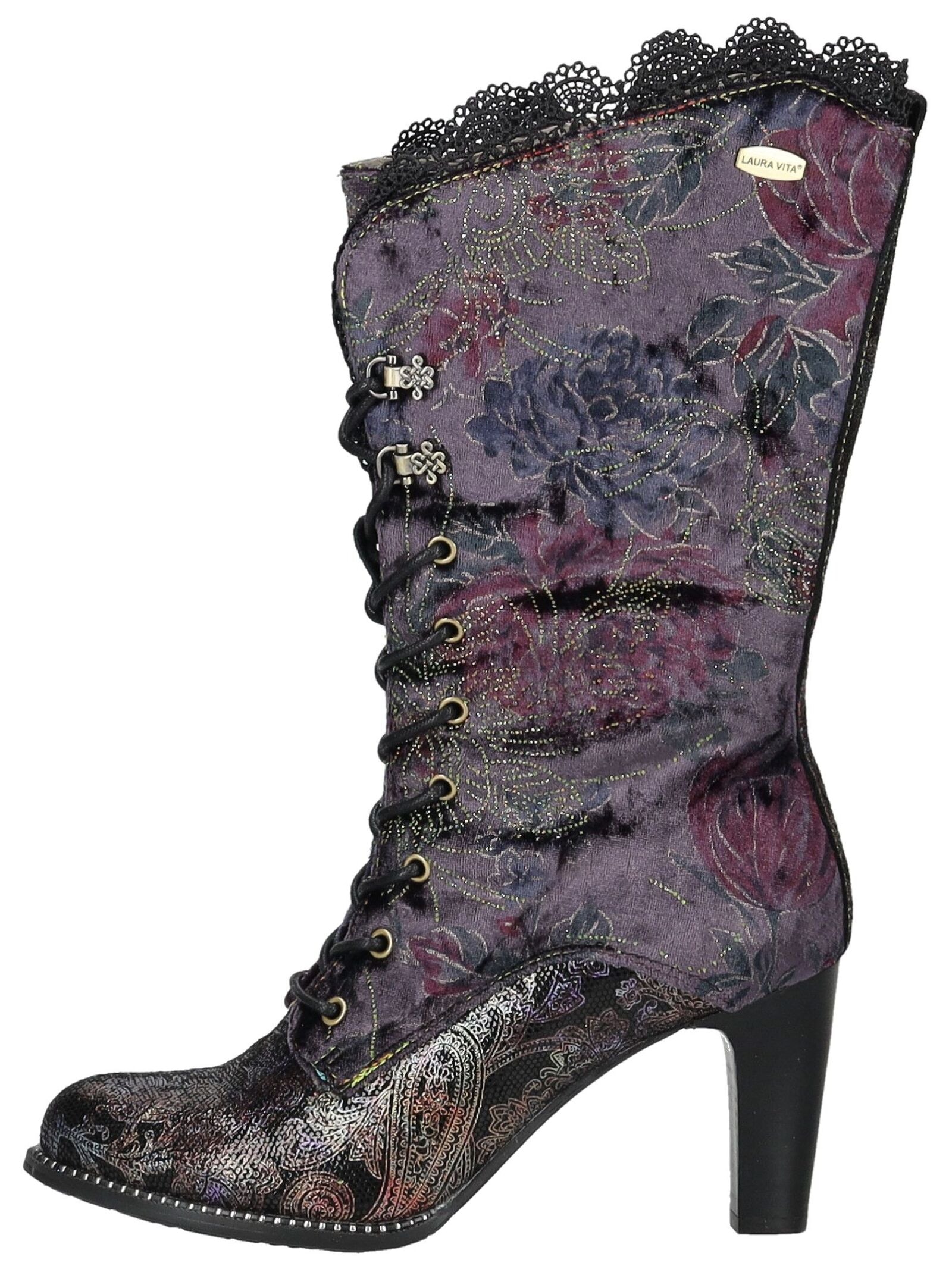 LAURA VITA High-Heel-Stiefel »LAURA VITA Stiefel Leder/Textil«