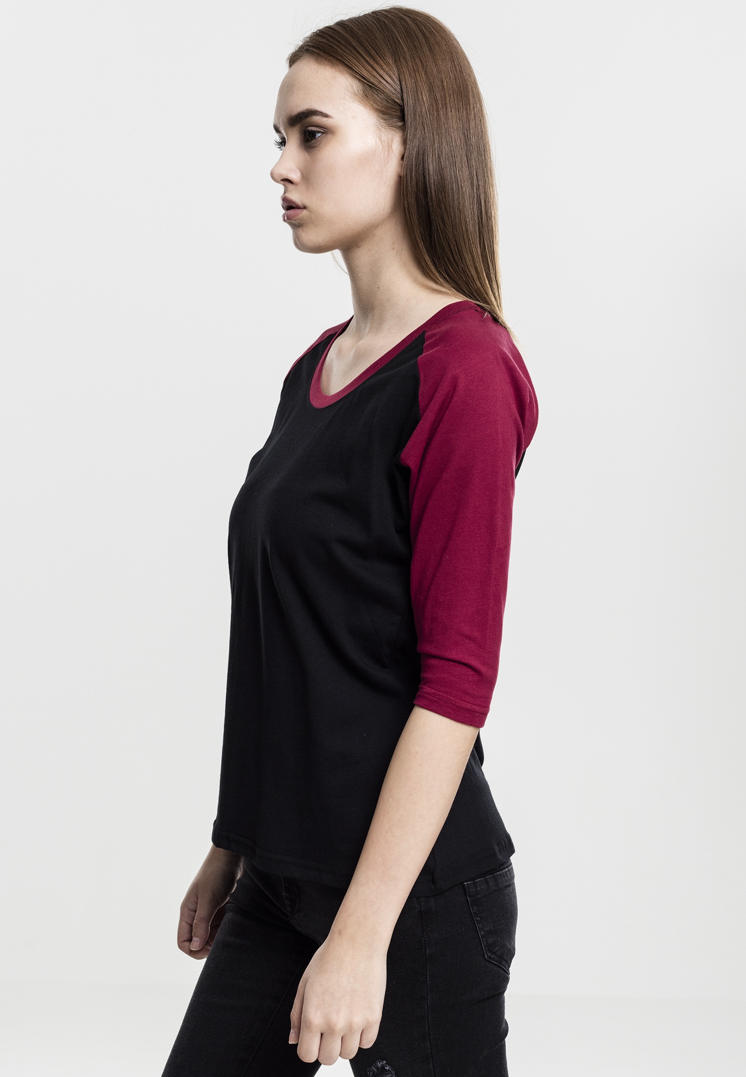 Ladies (1 Raglan CLASSICS Contrast »Damen Tee«, URBAN BAUR | online T-Shirt kaufen tlg.) 3/4
