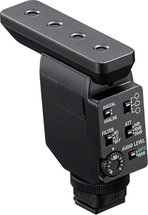 Sony Mikrofon »Shotgun-Mikrofon ECM-B10 (Kompakt, Kabellos, Batterielos)«, (1 tlg.)