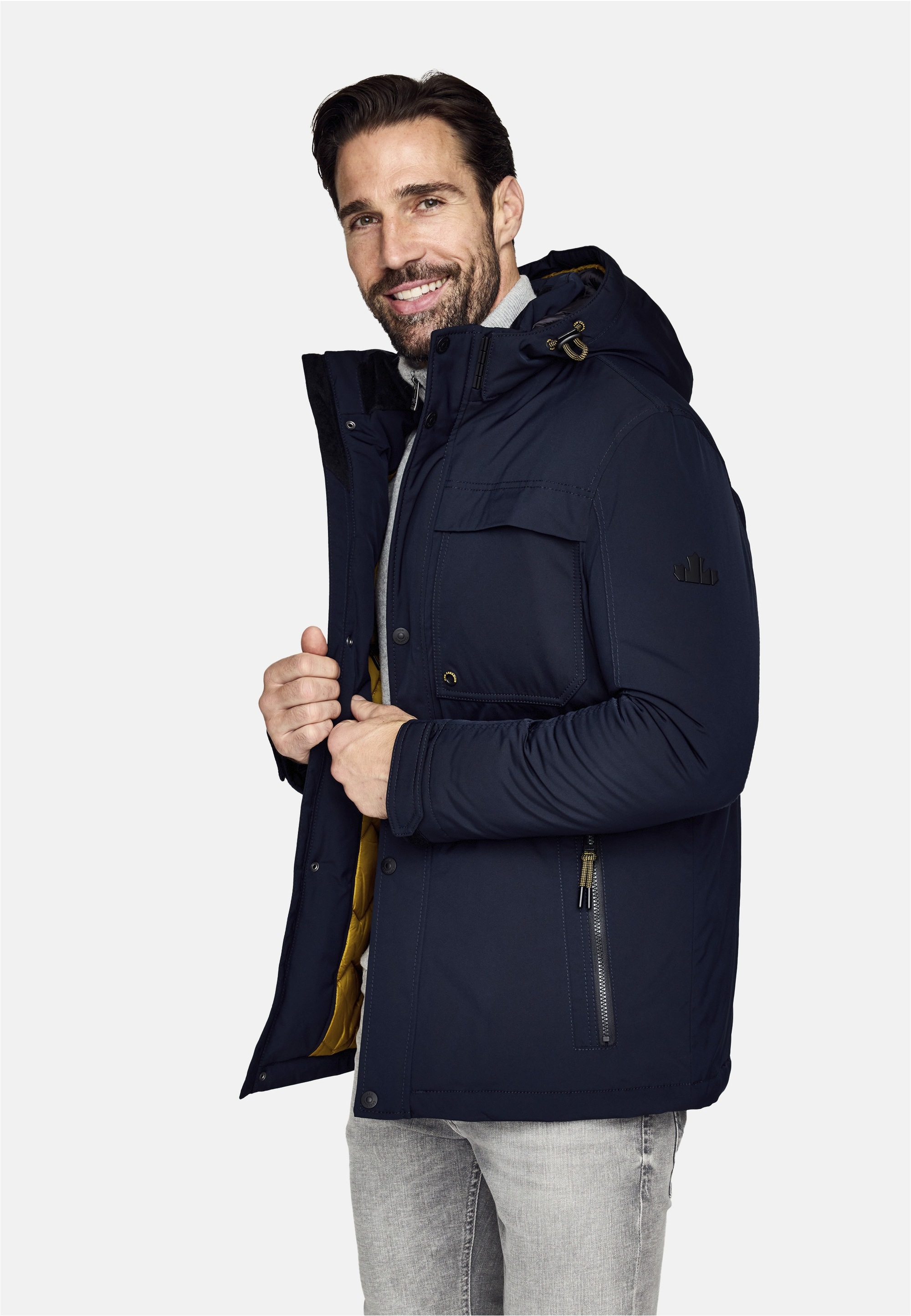 New Canadian Outdoorjacke "CO-3", mit Fleece-Einsatz am Innenkragen günstig online kaufen