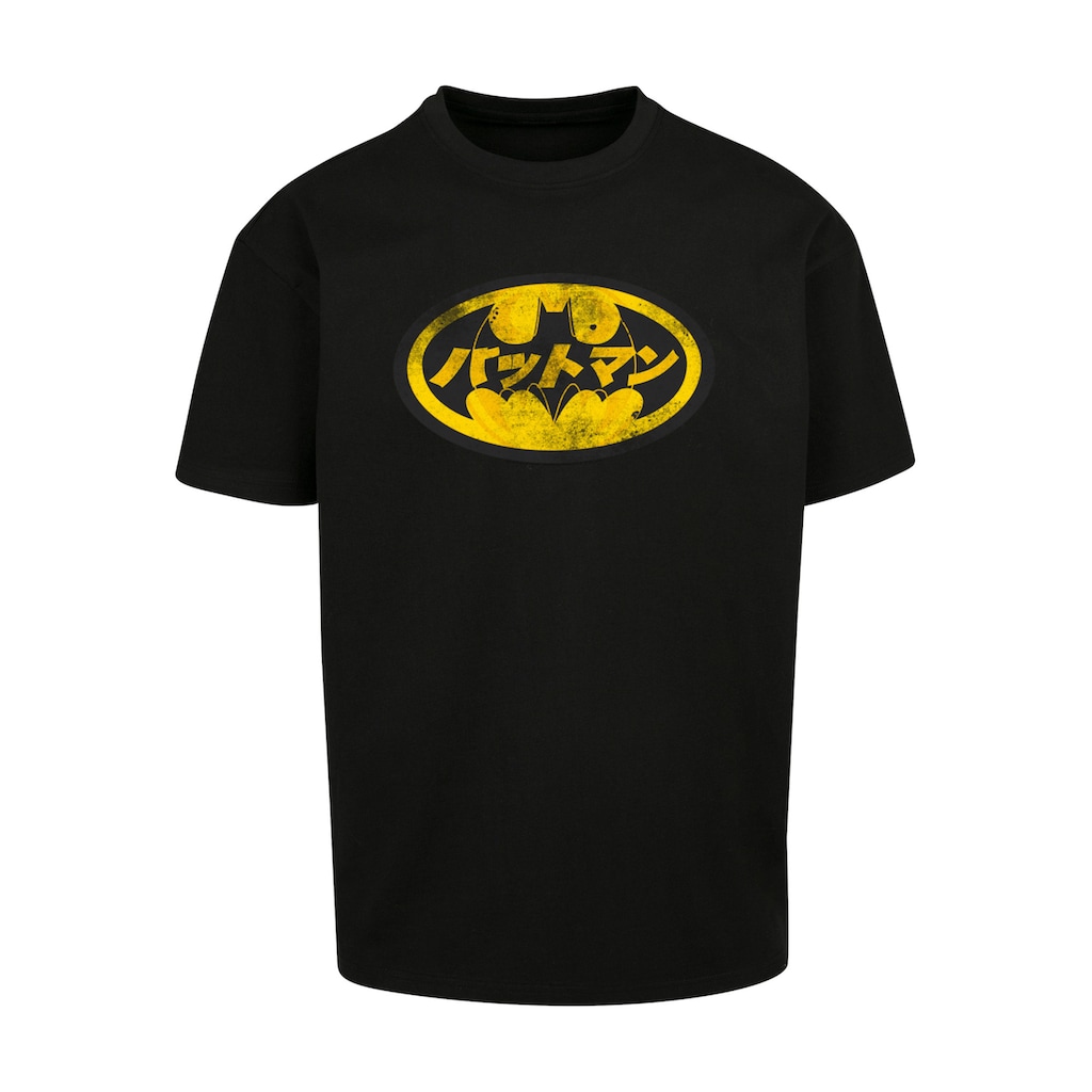F4NT4STIC T-Shirt »DC Comics Batman Japanese Logo Yellow«