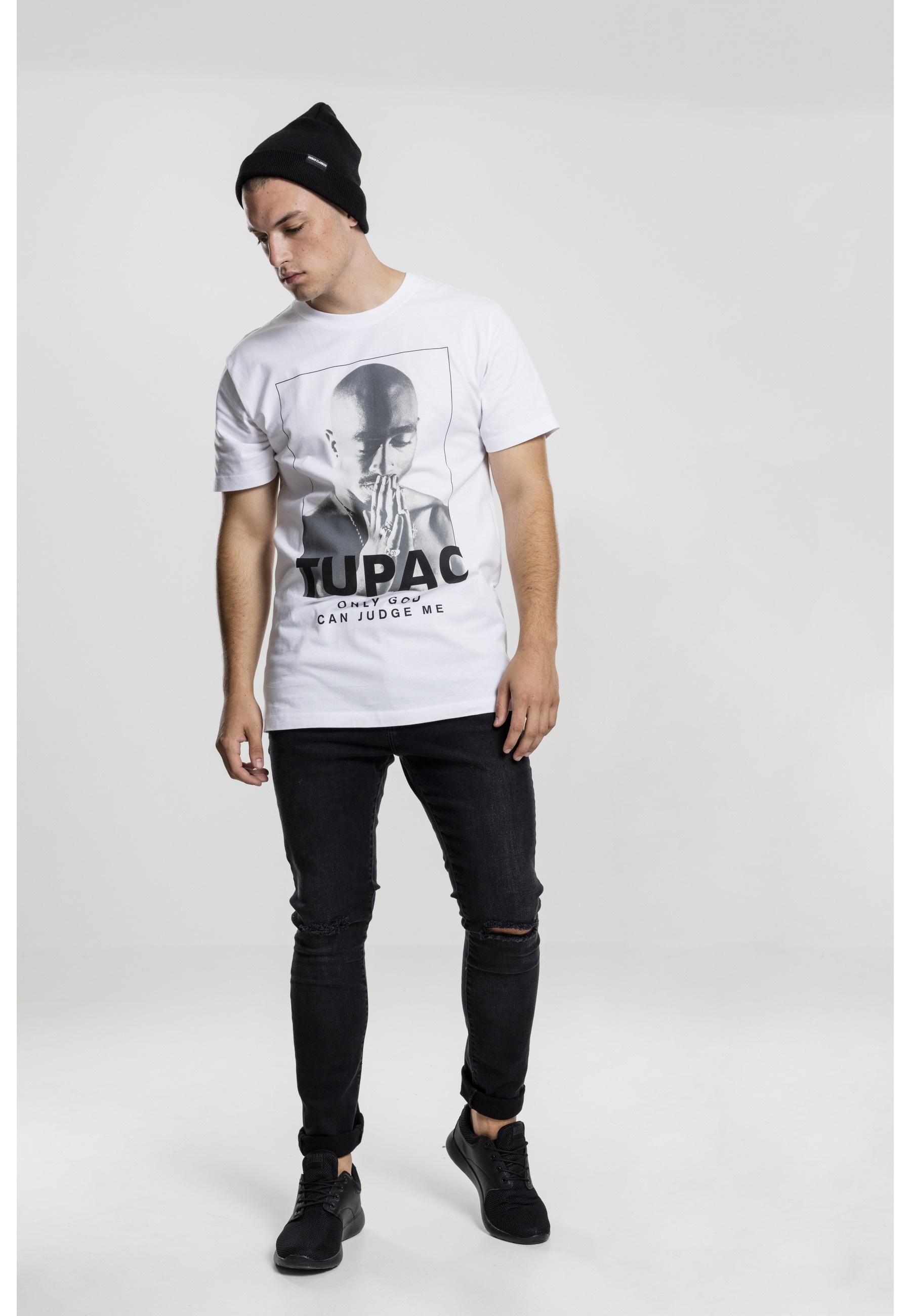 Merchcode Kurzarmshirt »Merchcode Herren 2Pac Prayer Tee« 1 Stk.