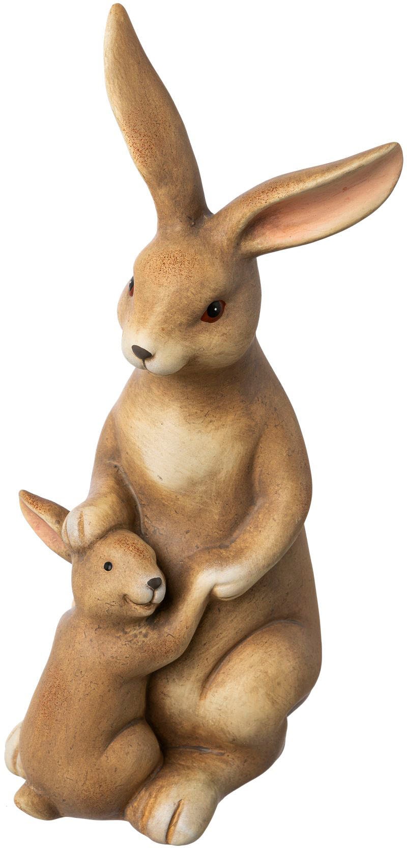 Osterhase »Osterdeko mit fröhlichem Gesicht«, Hase aus Keramik, Höhe 29 cm