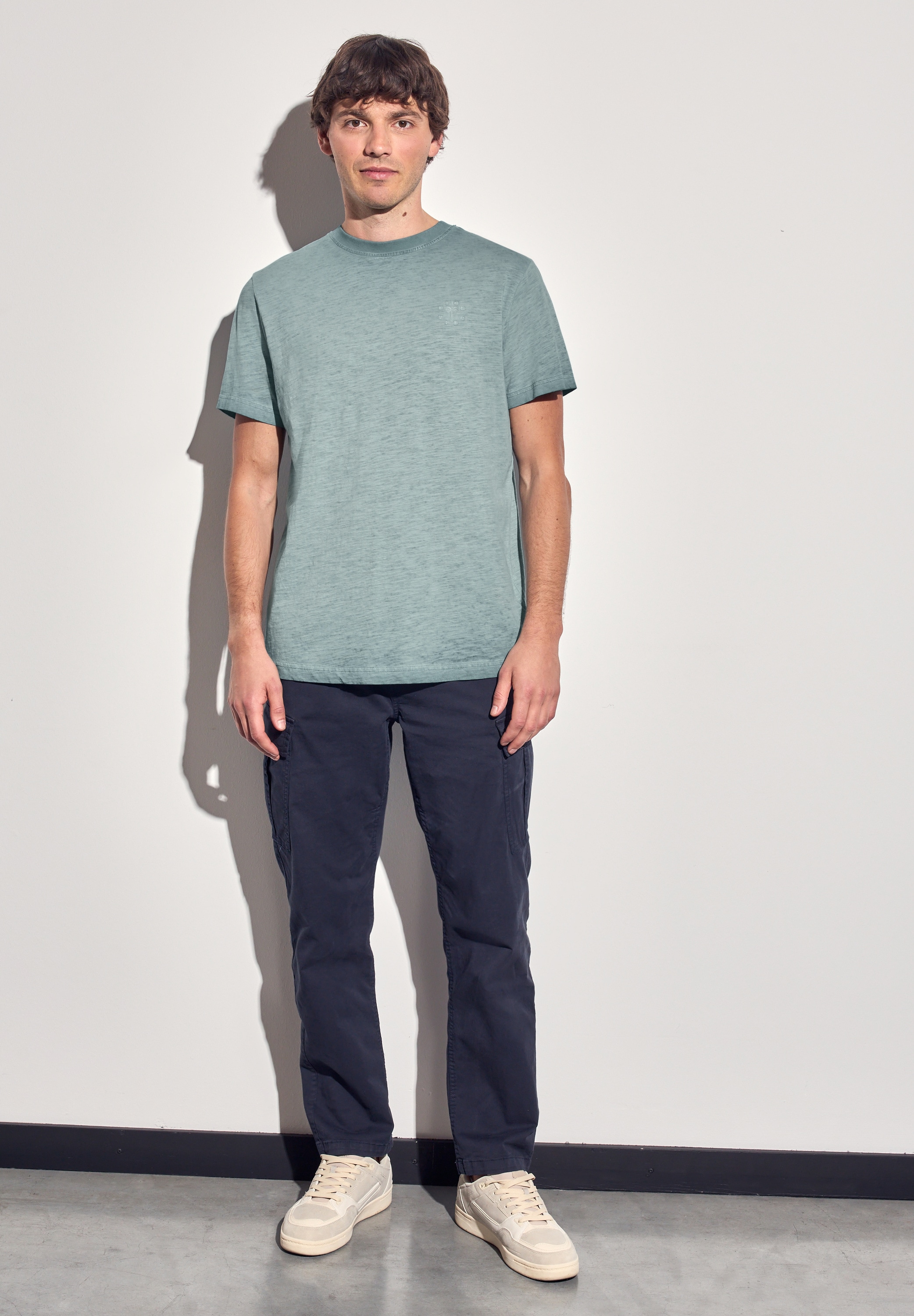 STREET ONE MEN T-Shirt, aus reiner Baumwolle