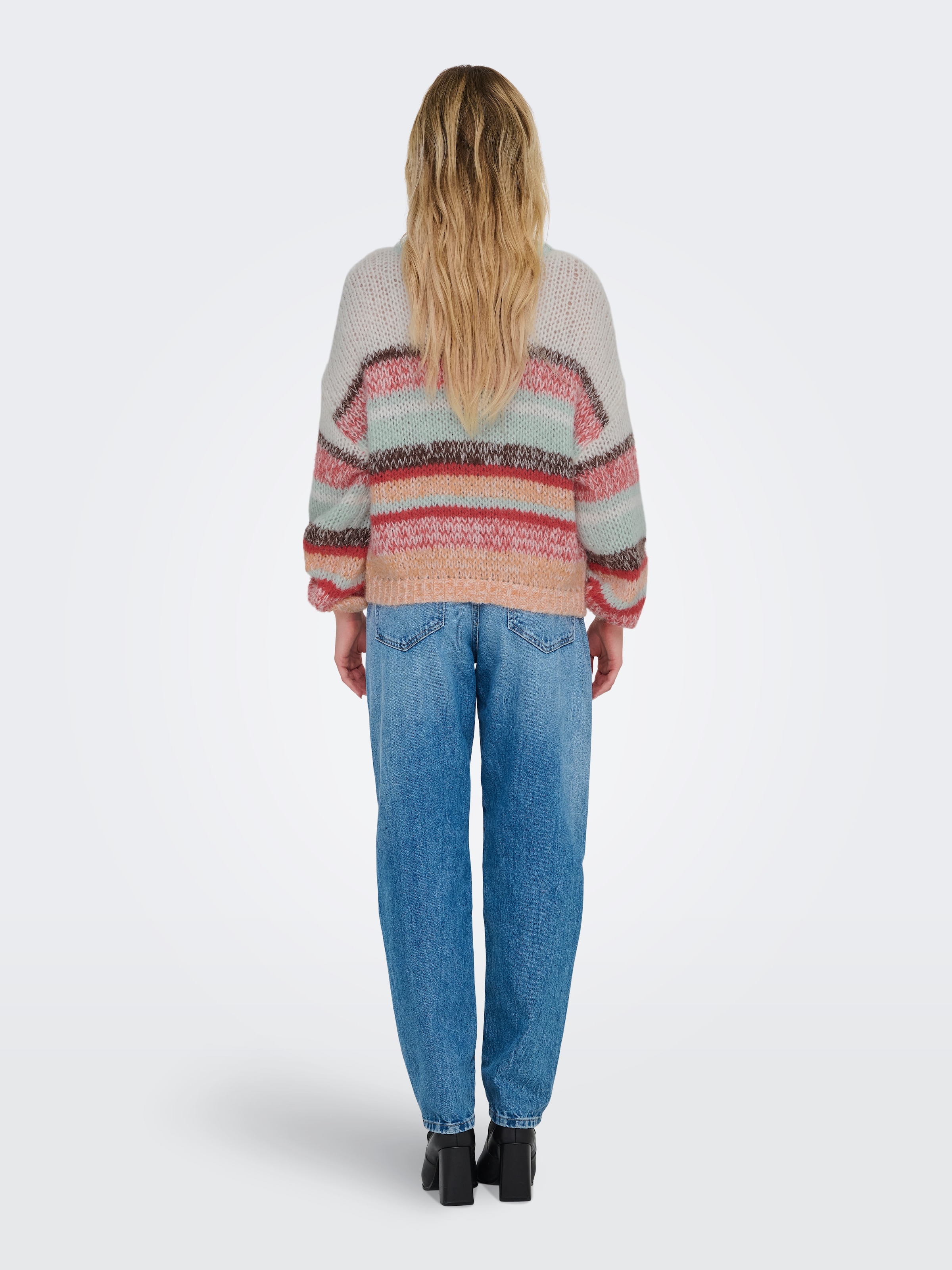 ONLY Rundhalspullover »ONLALYSSA L/S LIFE O-NECK CC KNT«
