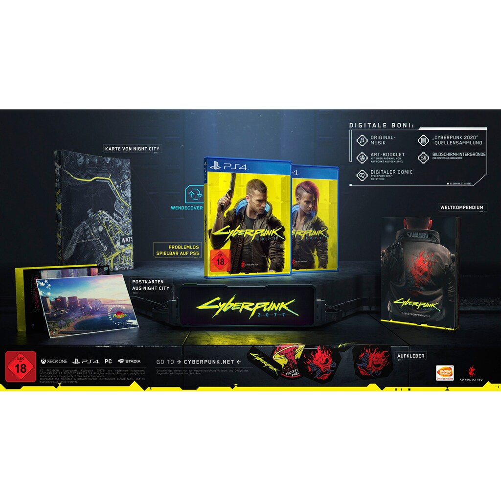 CD PROJEKT RED® Spielesoftware »Cyberpunk 2077 - Day 1 Edition«, PlayStation 4