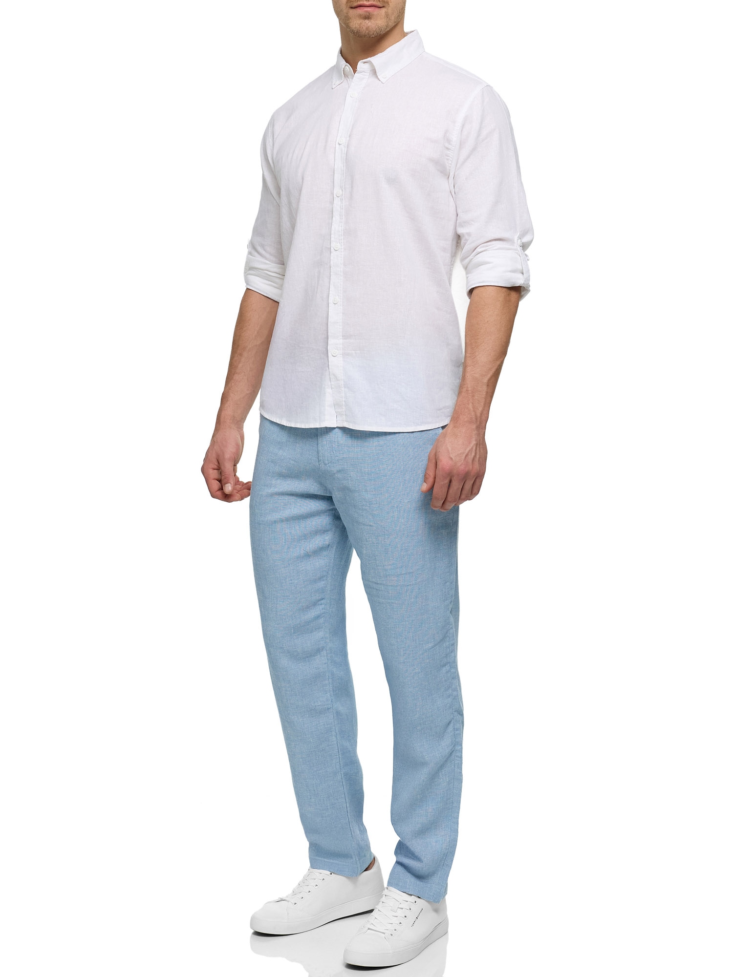 Indicode Leinenhose »INTrope Pant«  Sommerliches Material mit Leinen, regular fit