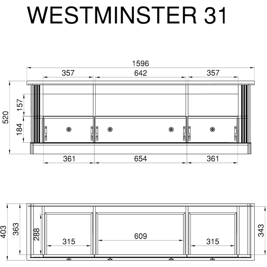 Home affaire Lowboard »Westminster«