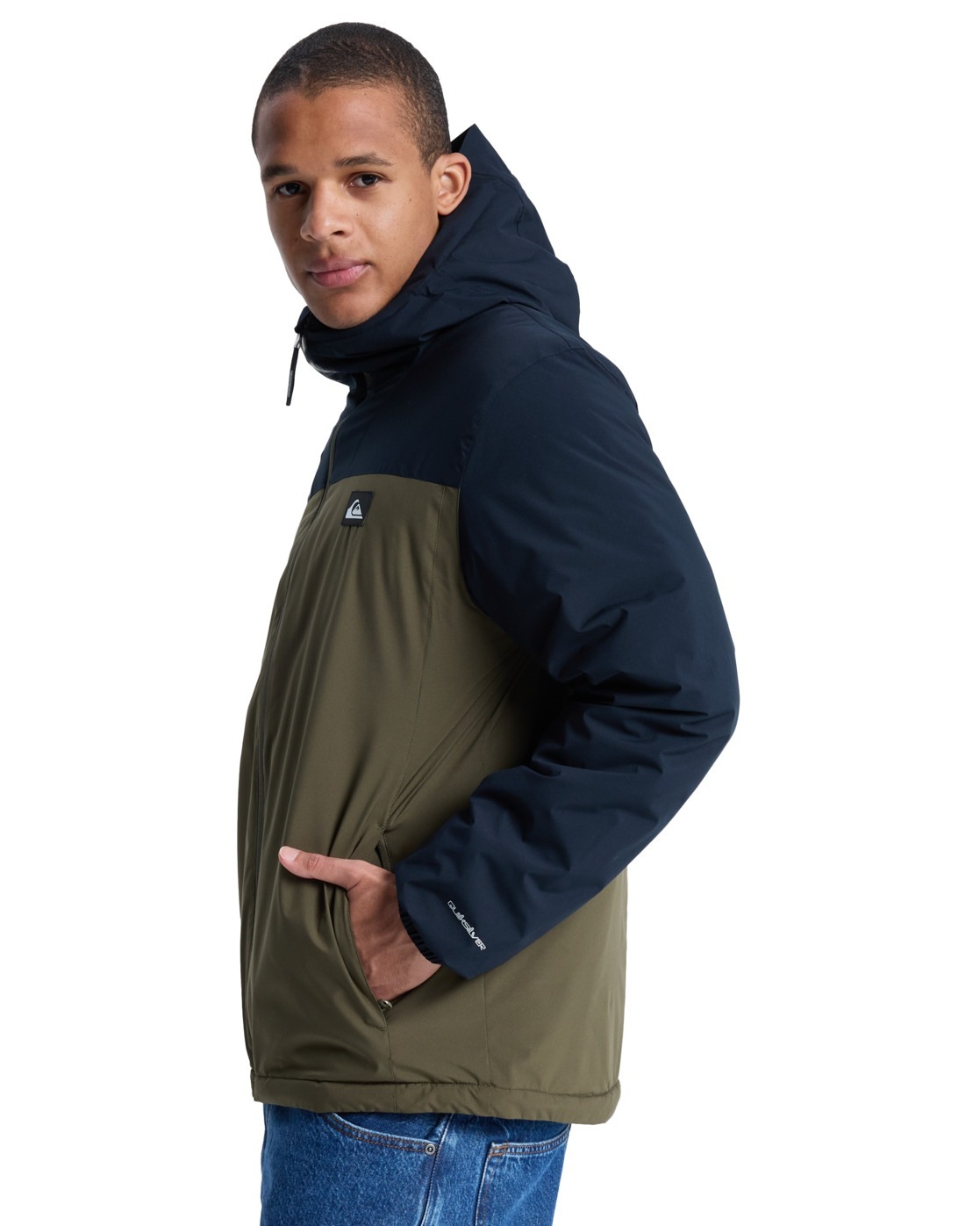 Thumbnail - Quiksilver Regenjacke "Overcast 3K Insulated" mit Kapuze