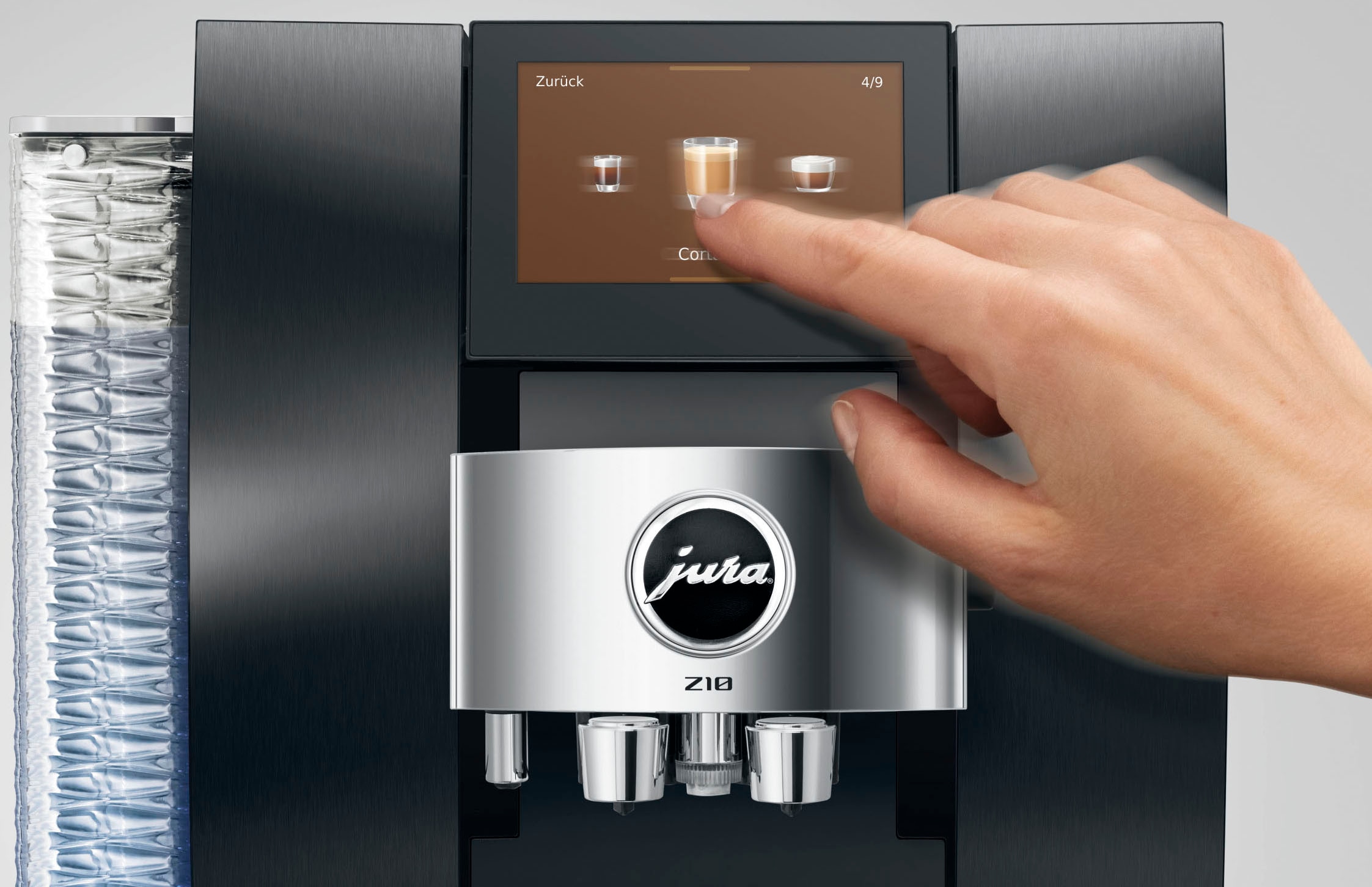 JURA Kaffeevollautomat »15609 Z10 Aluminium Black (EB)«