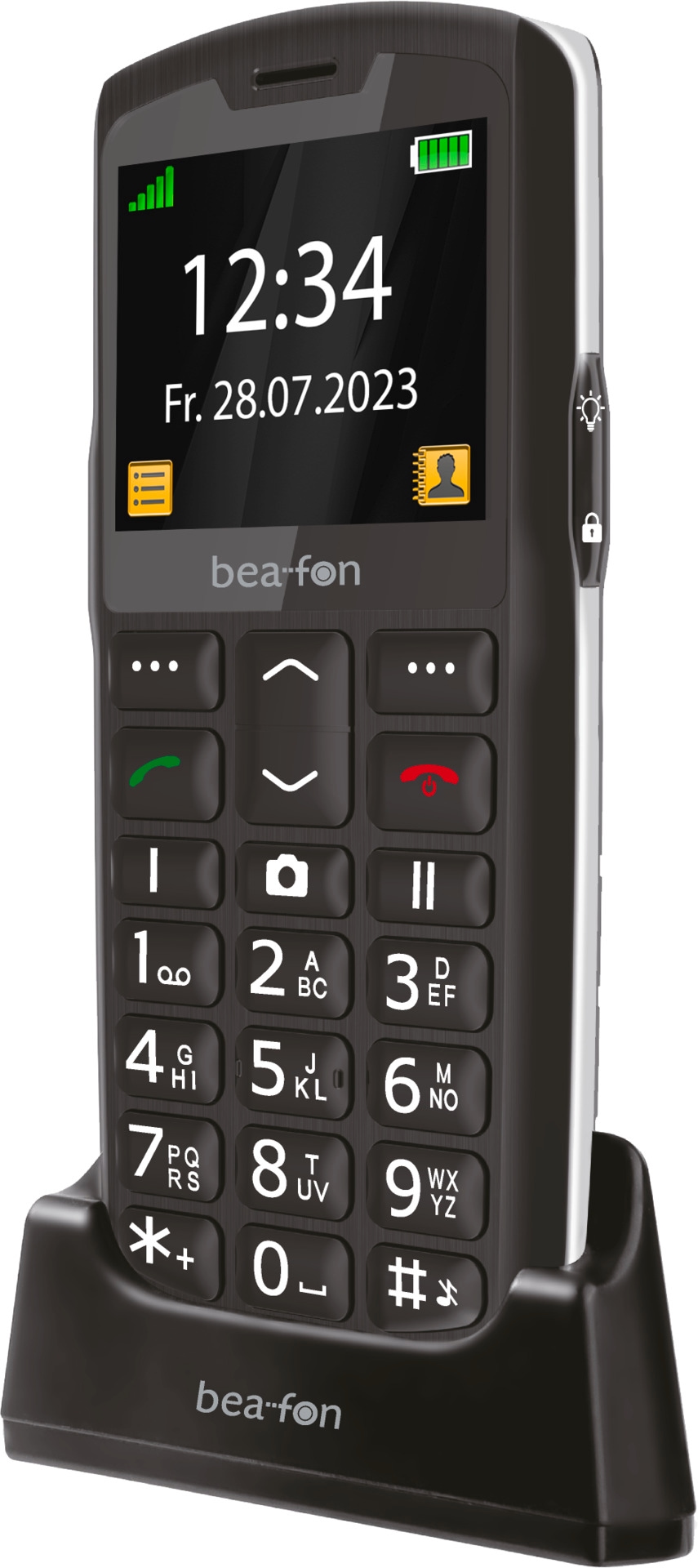 Beafon Handy »SL260 LTE«, Schwarz/Silber