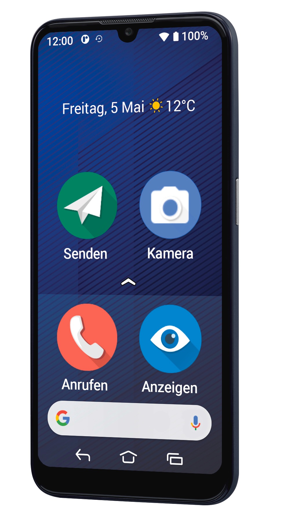 Doro Smartphone »8200 Secure«, dunkelblau, 15,5 cm/6,1 Zoll, 16 MP Kamera
