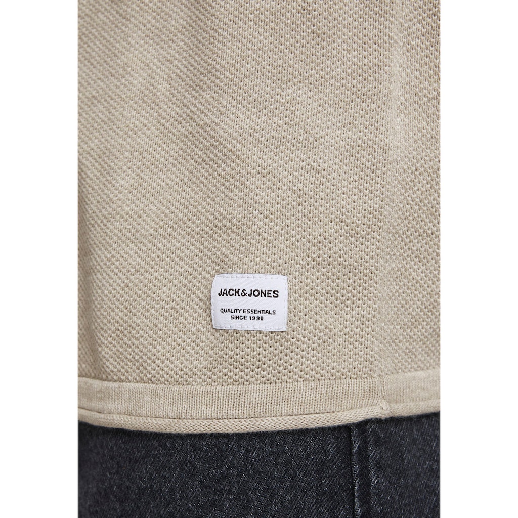 Jack & Jones Rundhalspullover »HILL KNIT«