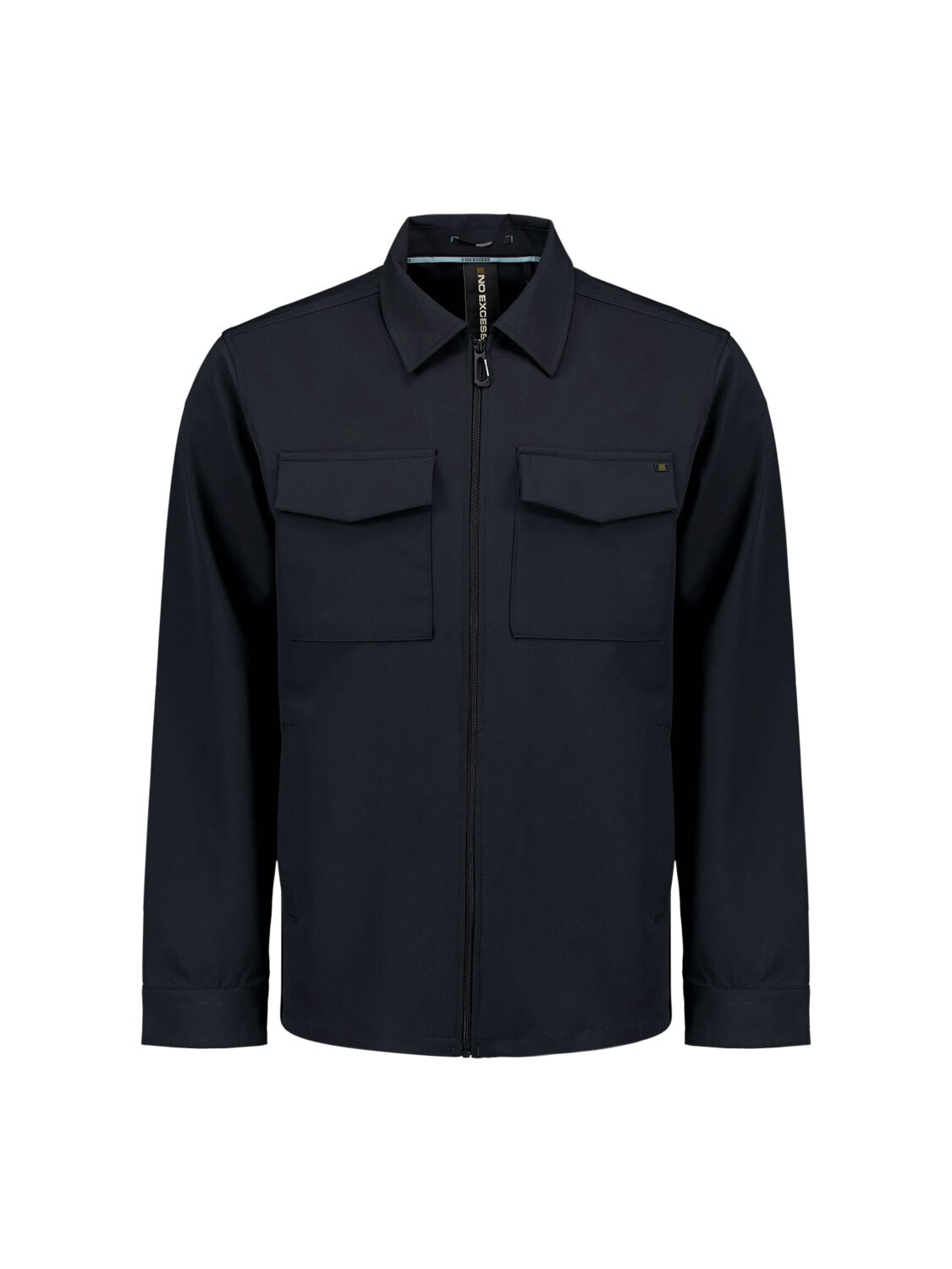 NO EXCESS Langarmhemd »No Excess Sedoc overshirt«
