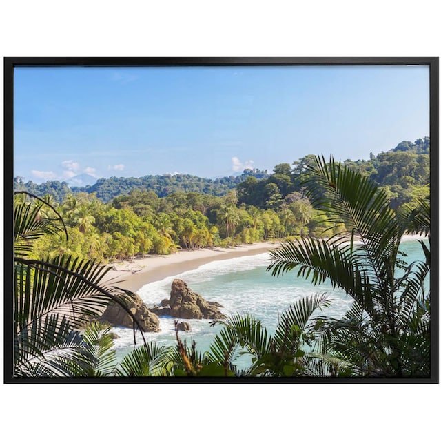 Black Friday Wall-Art Poster »Dschungelblick Costa Rica«, Landschaften, (1  St.), Poster, Wandbild, Bild, Wandposter | BAUR