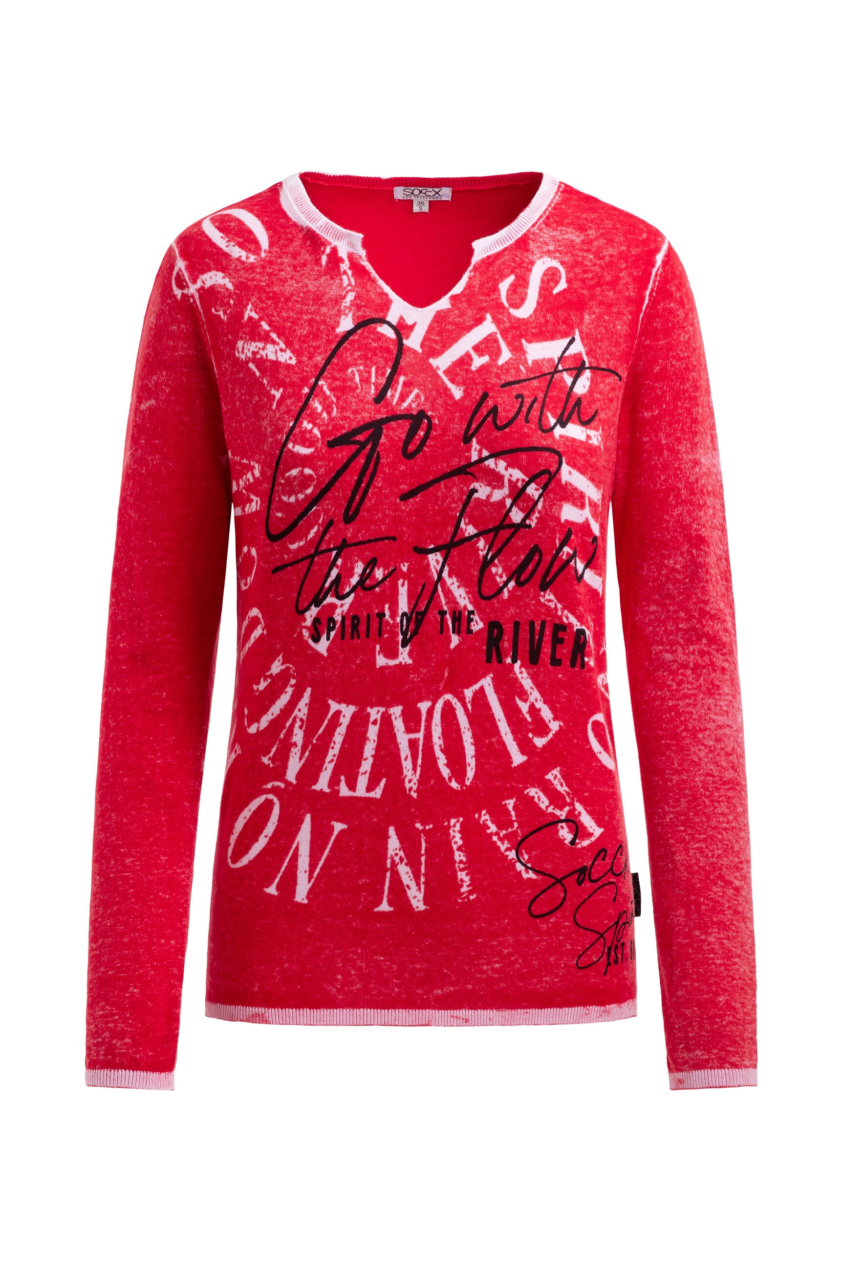 SOCCX Rundhalspullover aus Feinstrick günstig online kaufen