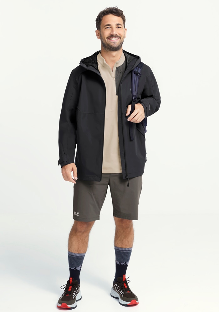 Jack Wolfskin Funktionsjacke »WILDBOUND 2L JKT M« Wasserdicht, atmungsaktiv, Übergangsjacke