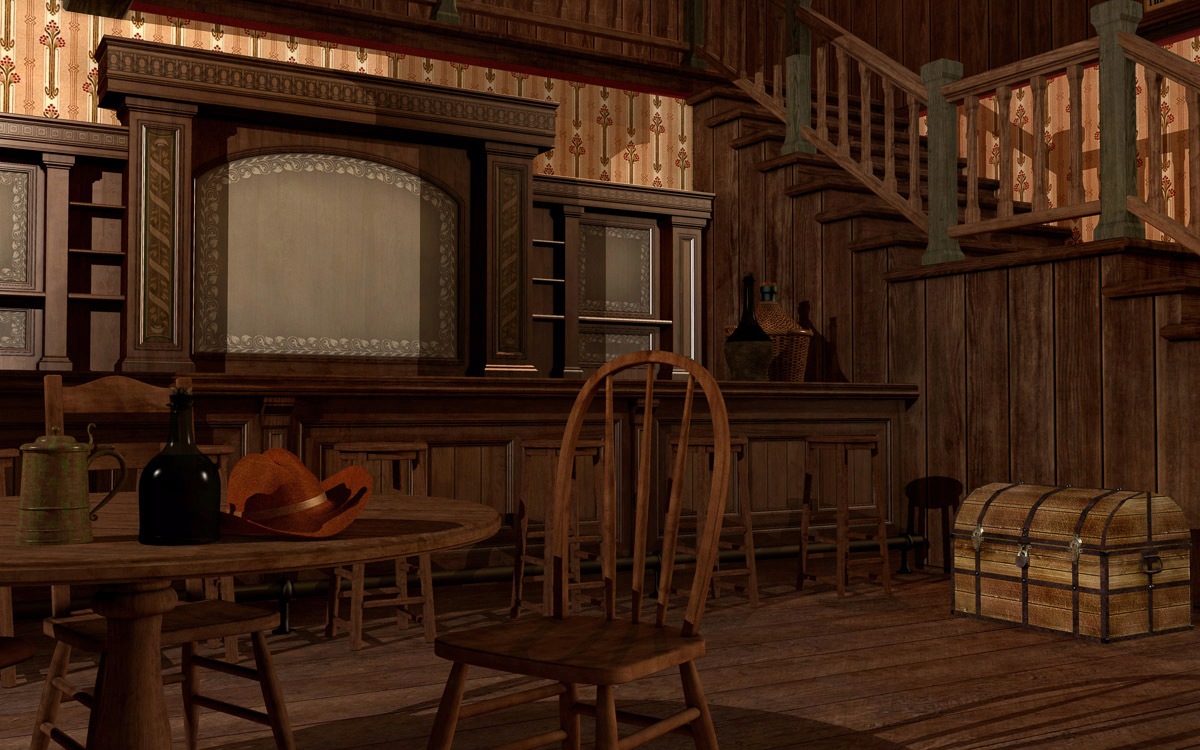 Papermoon Fototapetas »Wild West Saloon«