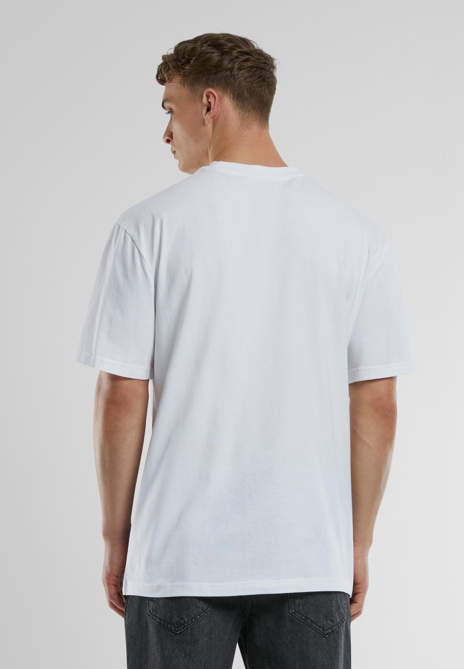 URBAN CLASSICS T-Shirt »Urban Classics UC College Logo Tall Tee«, (1 tlg.)
