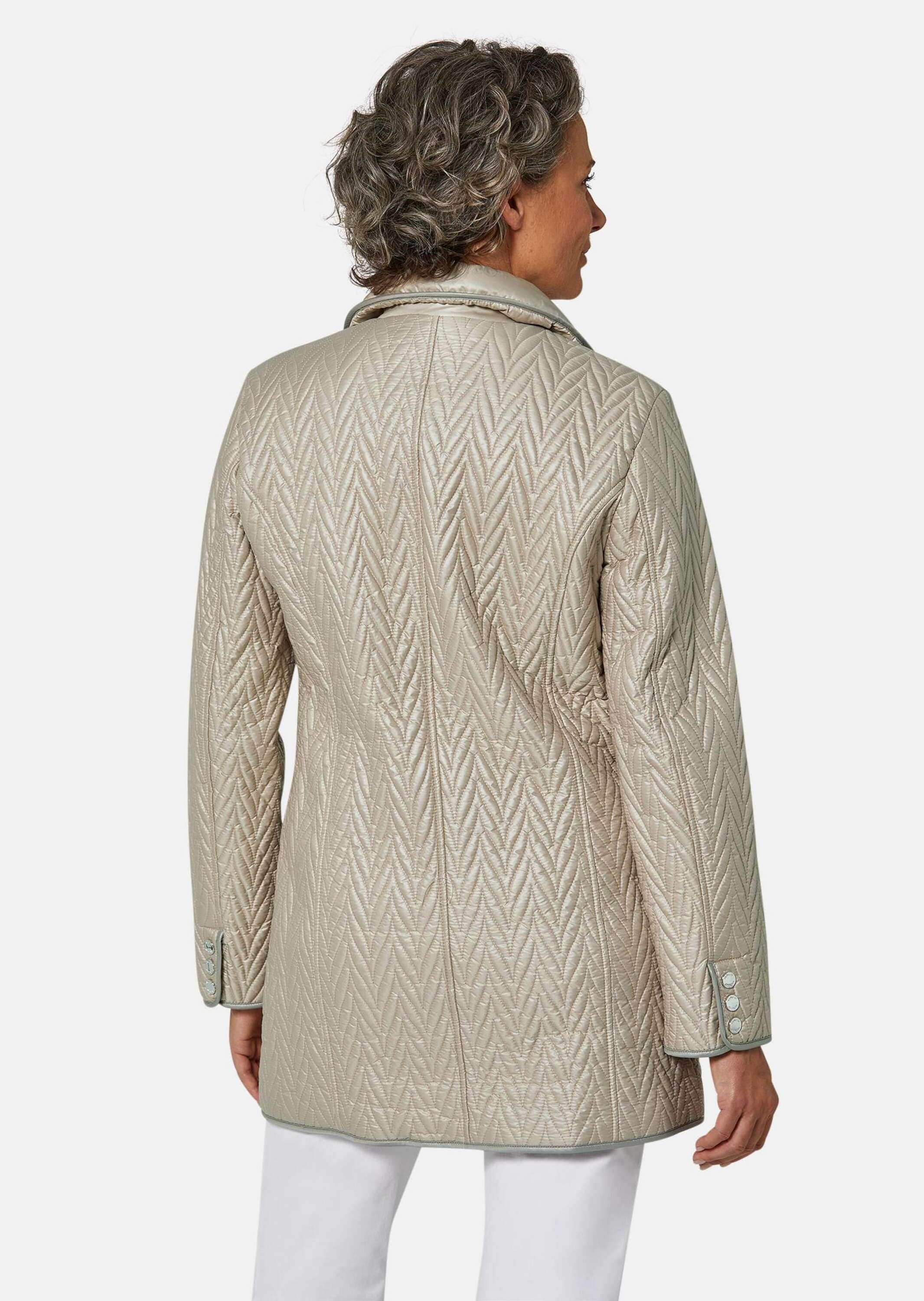 GOLDNER Steppjacke »Longsteppjacke Longjacke mit außergewöhnlicher Steppung«