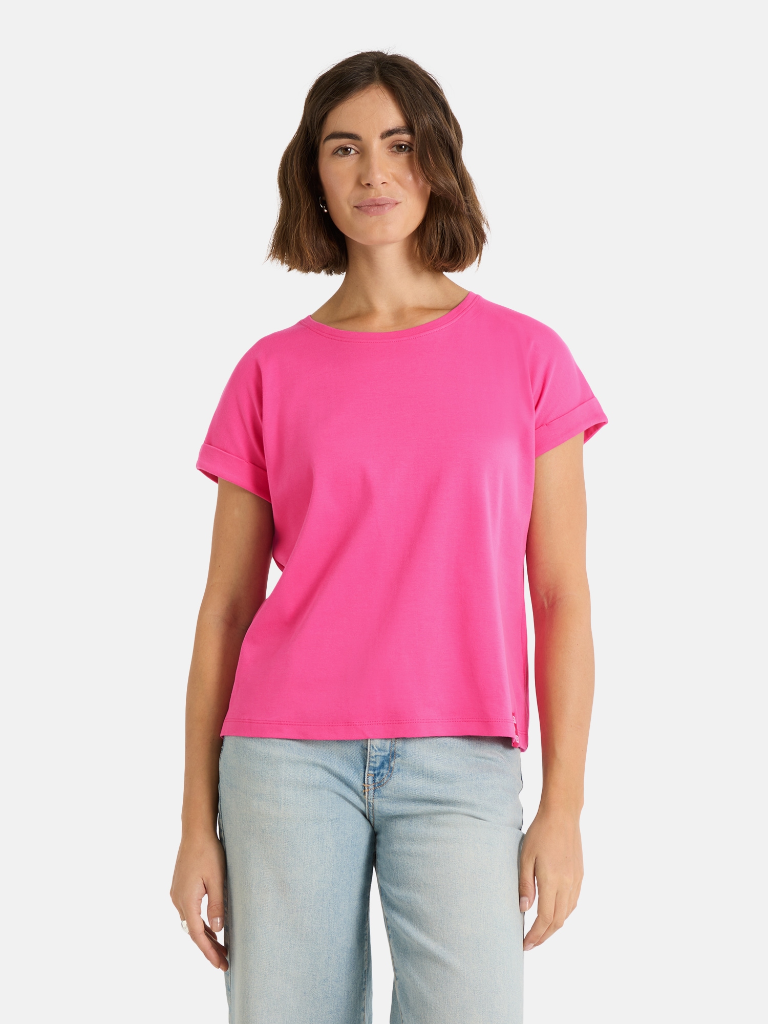 Lieblingsstück T-Shirt "CamilaEP" Ärmel mit Umschlag, Rundhals günstig online kaufen