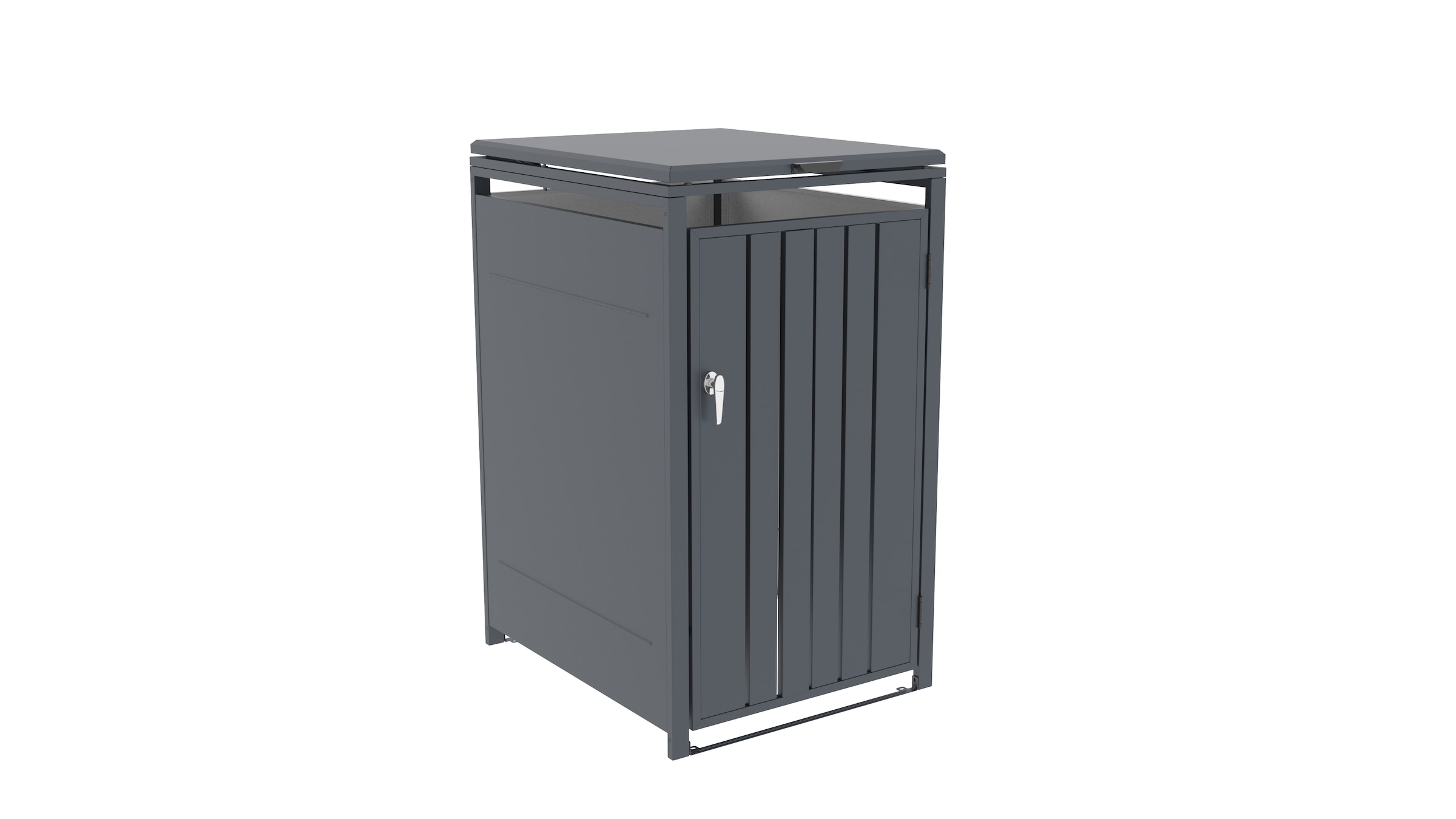KONIFERA Mülltonnenbox »Bilbao« abschließbar  & pulverbeschichtet, BxTxH: 68x80x117 cm