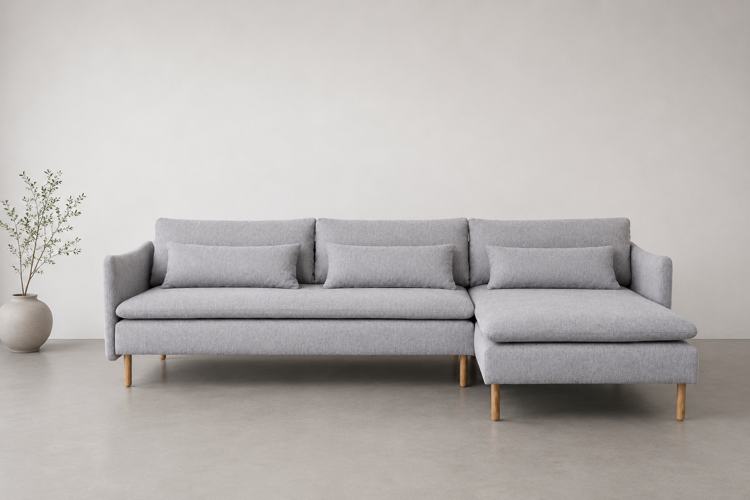 OTTO home Ecksofa "Syllas, Polsterecke, Sofa, hochwertige Verarbeitung" L-Form, mit Taschenfederkern, B: 298 cm, FSC