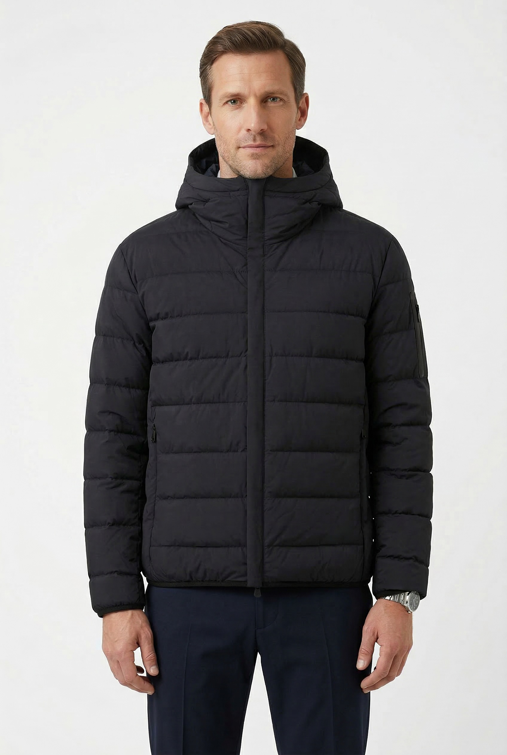 BOSS GREEN Steppjacke "OW Riplite JT HD" mit Kapuze abenehmbare Kapuze wass günstig online kaufen