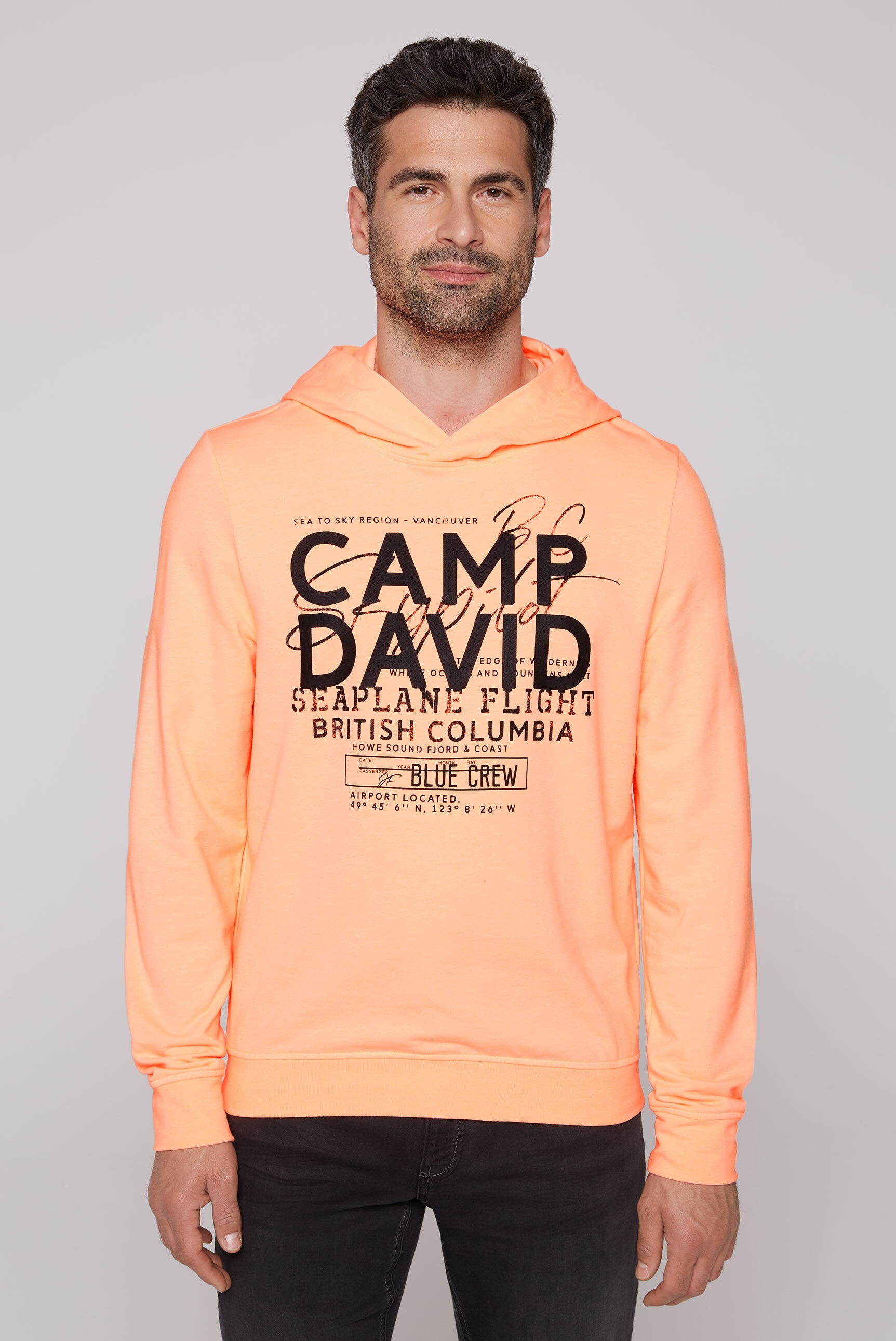 CAMP DAVID Kapuzensweatshirt, mit Baumwolle