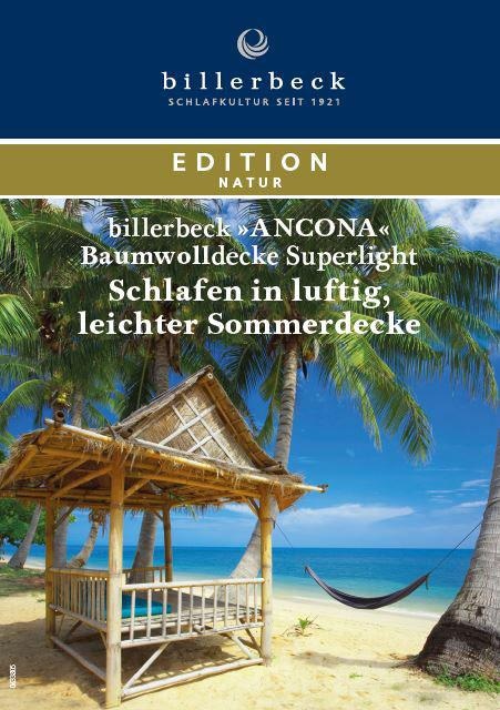 billerbeck Baumwollbettdecke »Ancona Superlight«, leicht, Bezug | Baumwolle, BAUR 100% (1 auf St.) Rechnung