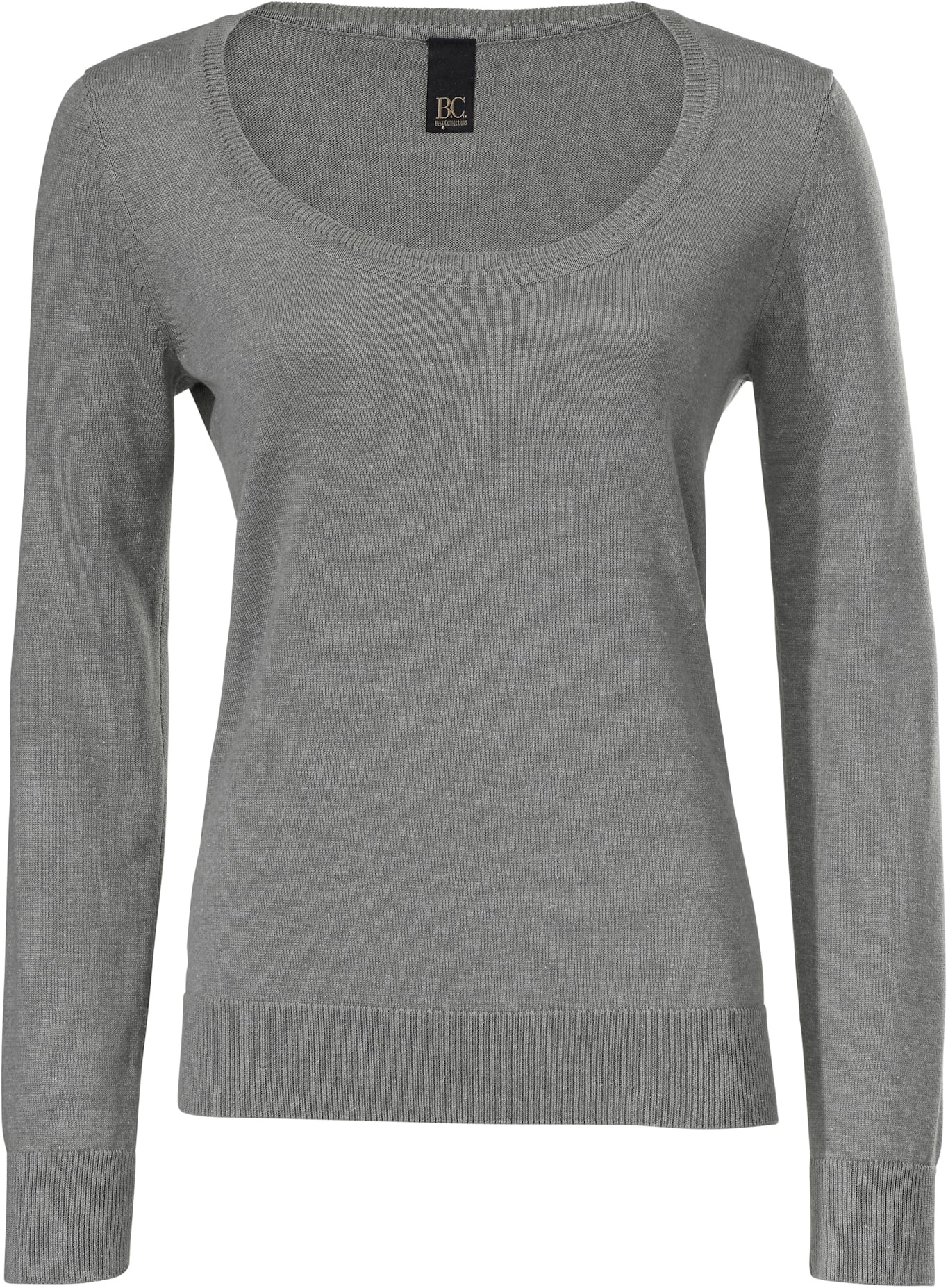 HEINE Crew Neck Sweater Women Gray Size 42 3