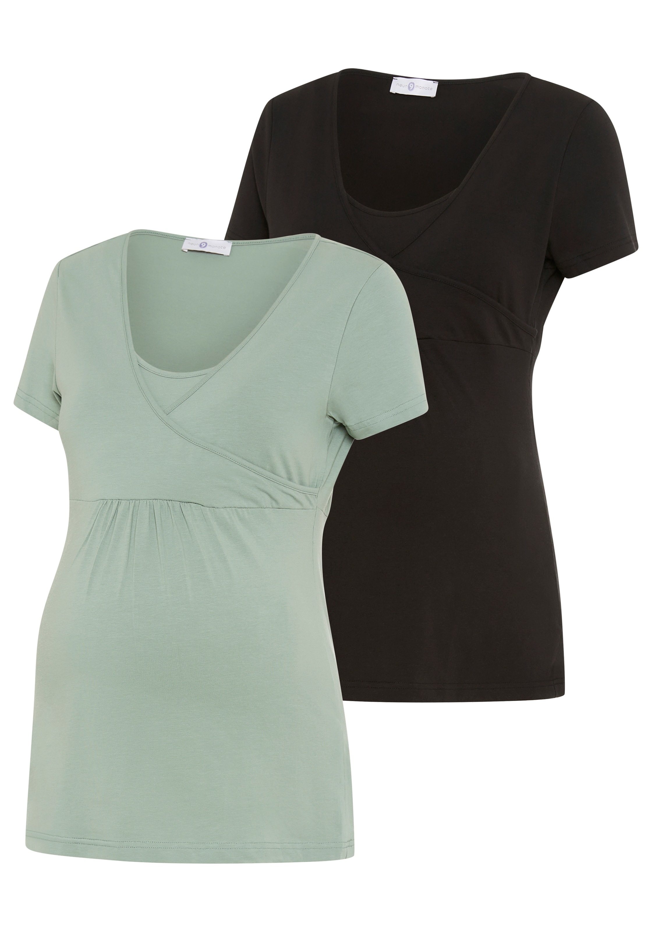 Neun Monate Umstandsshirt "2er Pack Umstands-T-Shirt" Packung, 2, 2 tlg. au günstig online kaufen