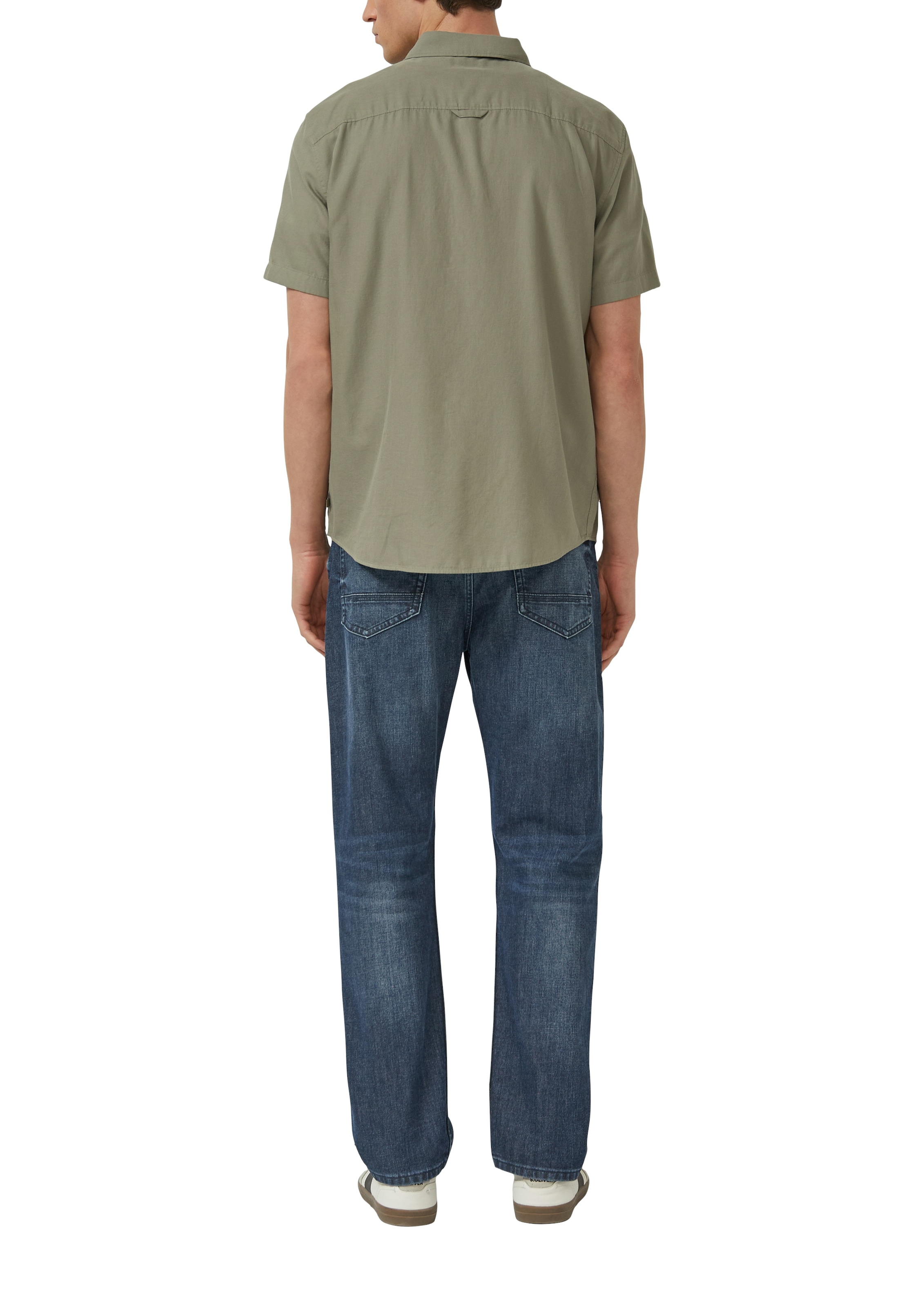 s.Oliver Kurzarmhemd mit Knopfleiste und Brusttasche