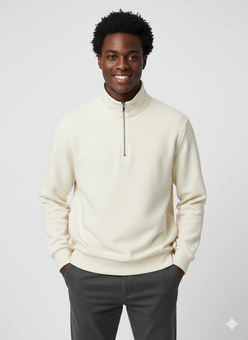 SELECTED Sweater "SLHZREG-DAN SWEAT HALF ZIP" günstig online kaufen