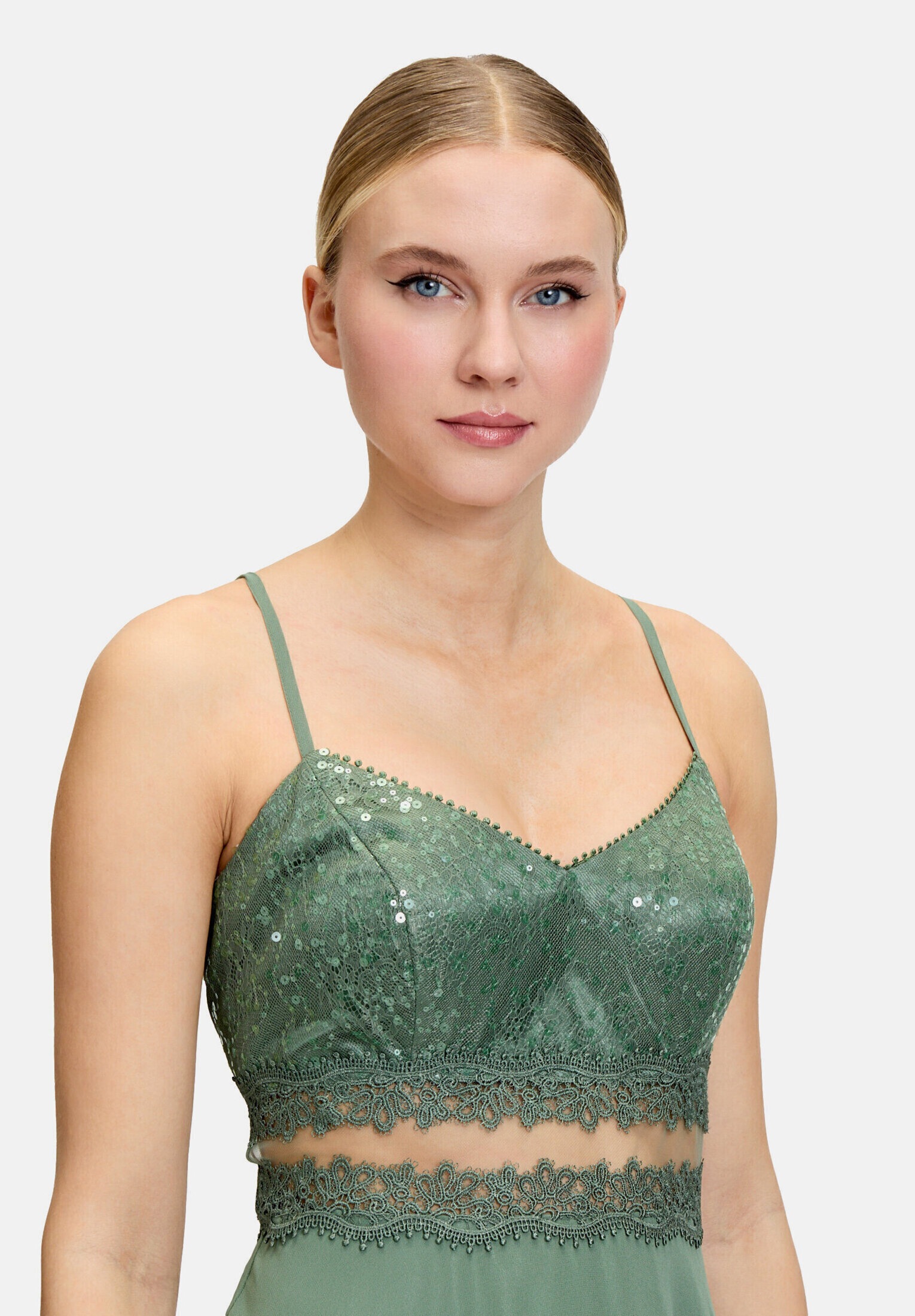 Vera Mont Abendkleid »Damen mit Spitze« Ohne Tasche Dekoelemente