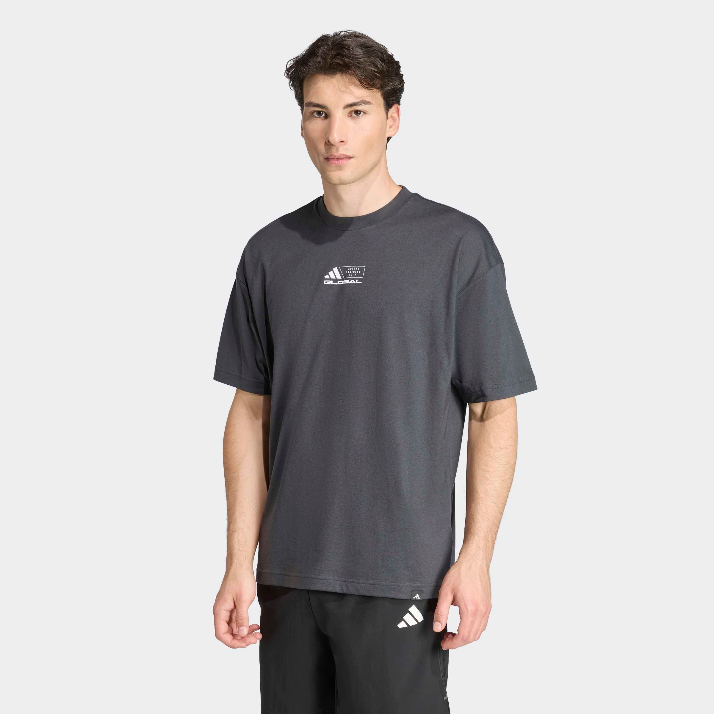 adidas Performance T-Shirt "GFX TEE GLOB Q4" günstig online kaufen