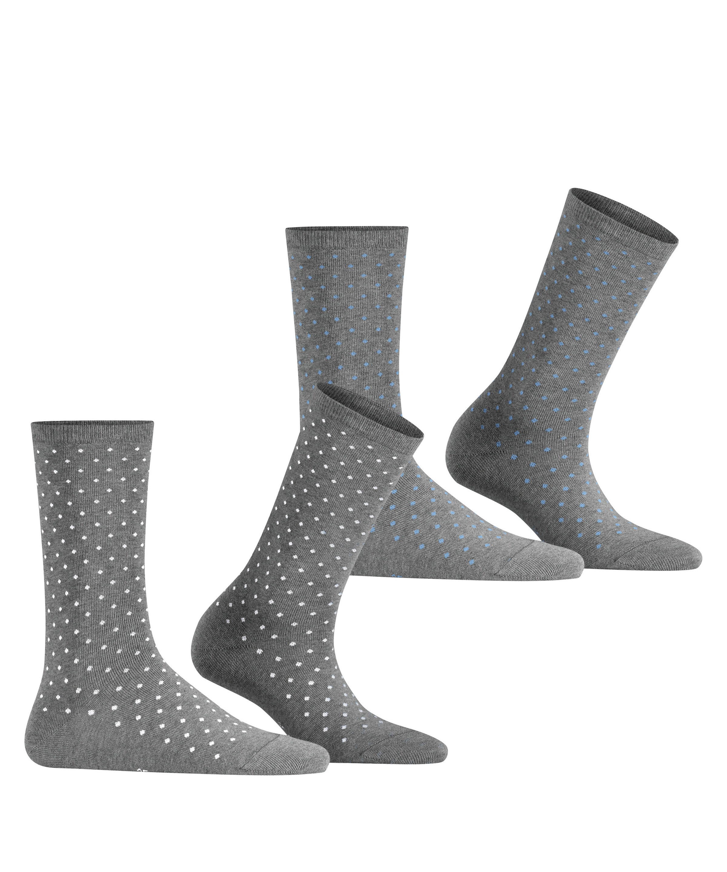 Esprit Socken »Fine Dot« 2 Paar,  mit Punkten, schmales Bündchen, Baumwoll-Mix
