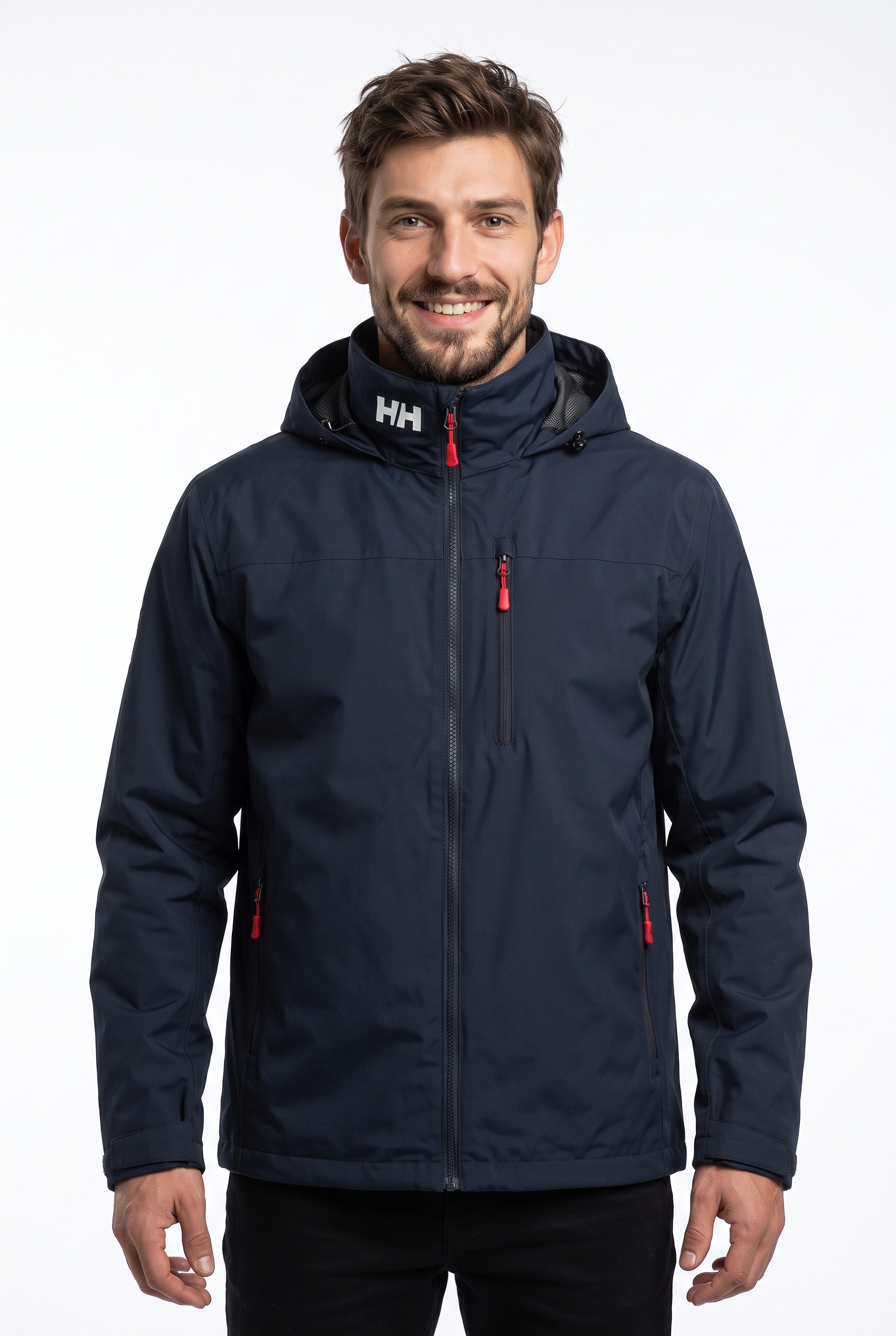 Helly Hansen Funktionsjacke "CREW HOODED MIDLAYER JACKET 2" sportlicher Stil, für vielseitige Outdoor-Aktivitäten