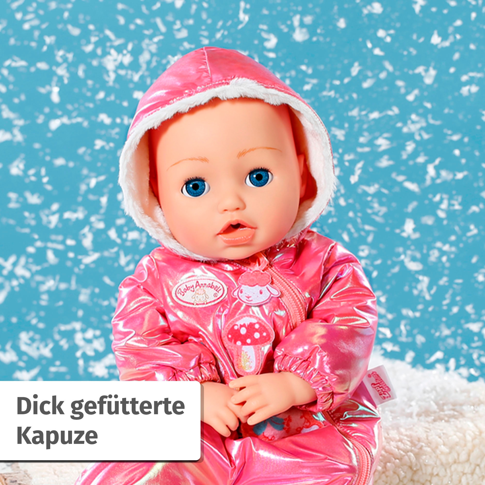 Baby Annabell Puppenkleidung »Winteranzug pink, 43 cm«