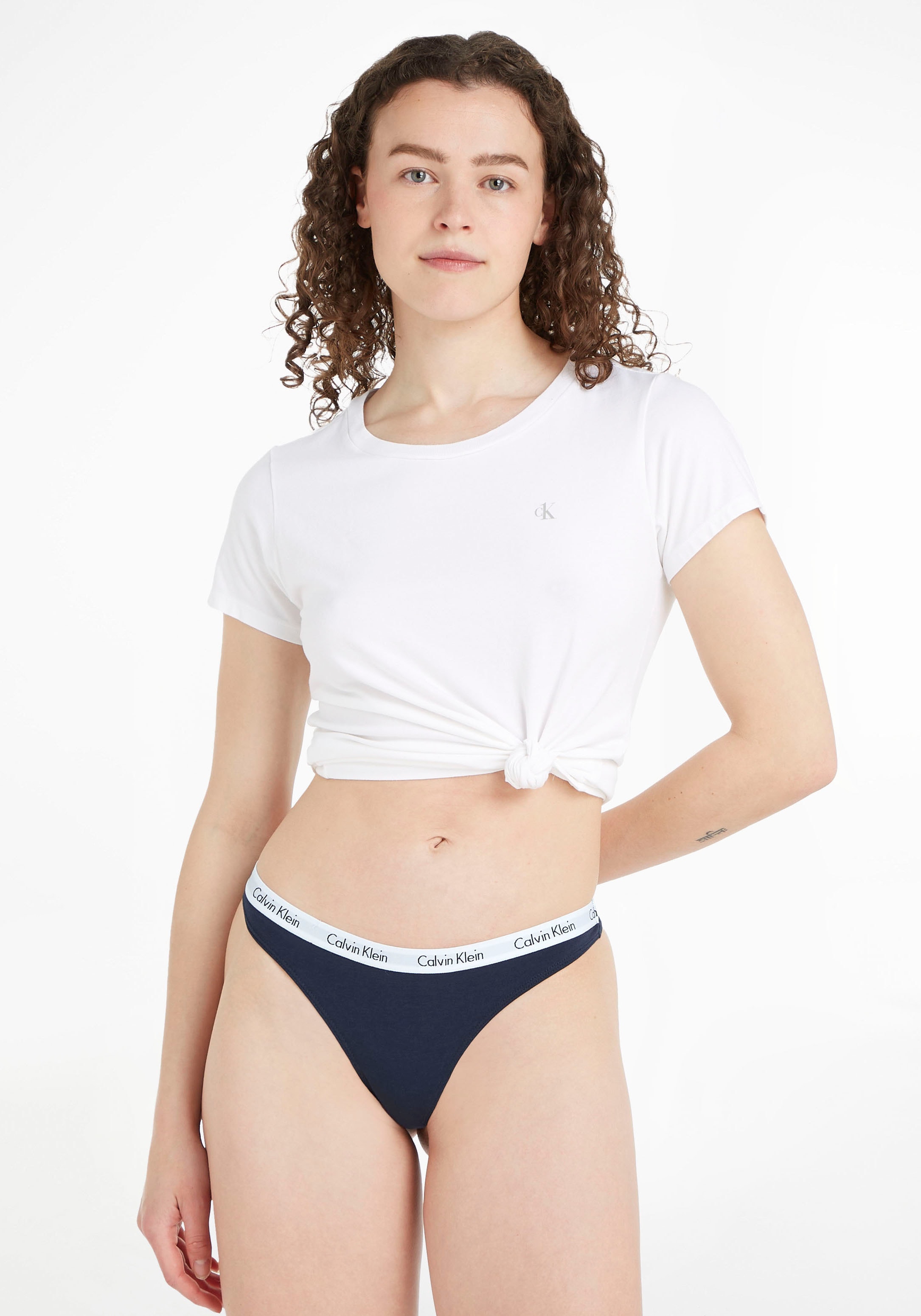 Calvin Klein Underwear Calvin KLEIN T-String su Logobund